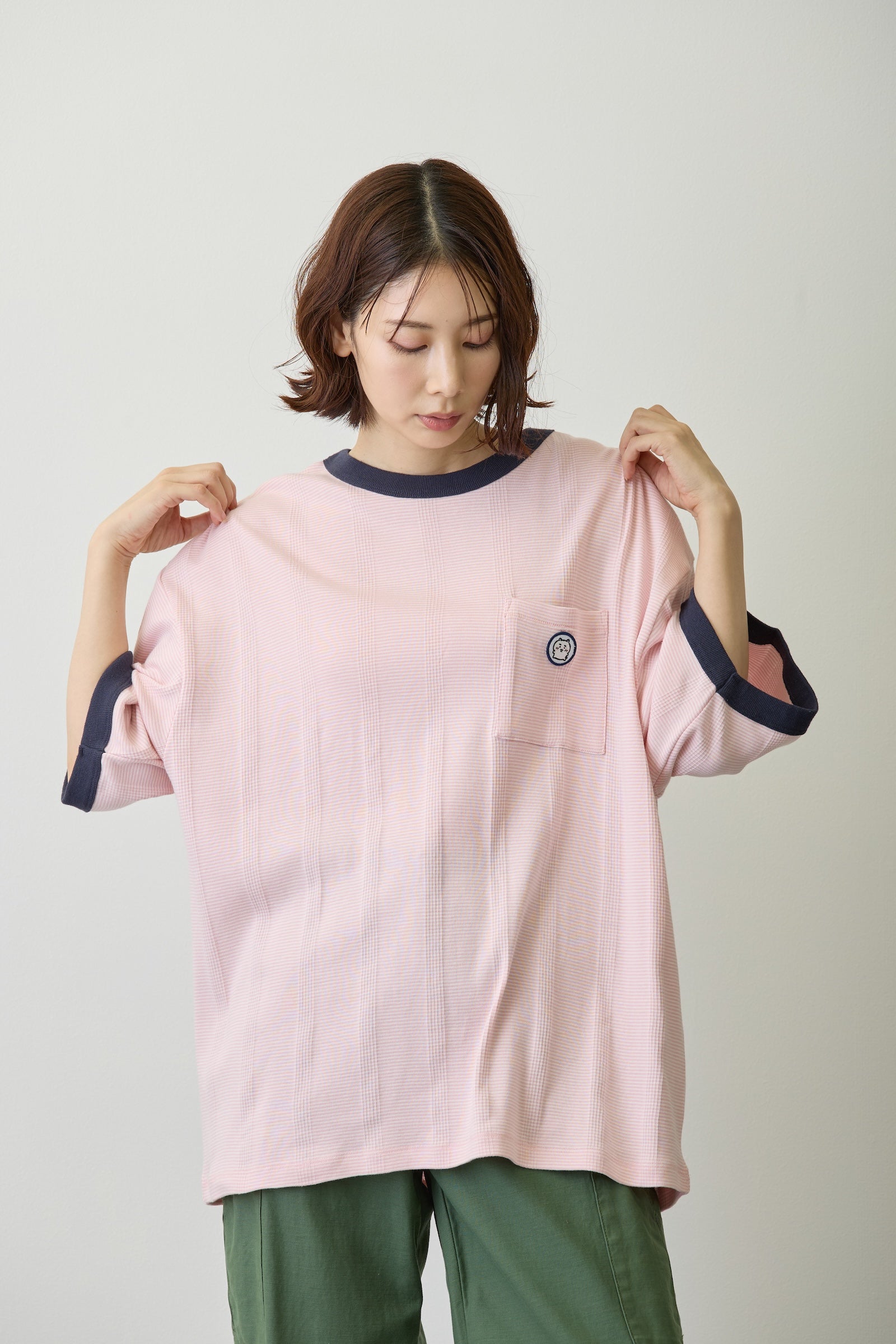 ちいかわ ビッグシルエットポケットTシャツ Robert P.Miller×Talking