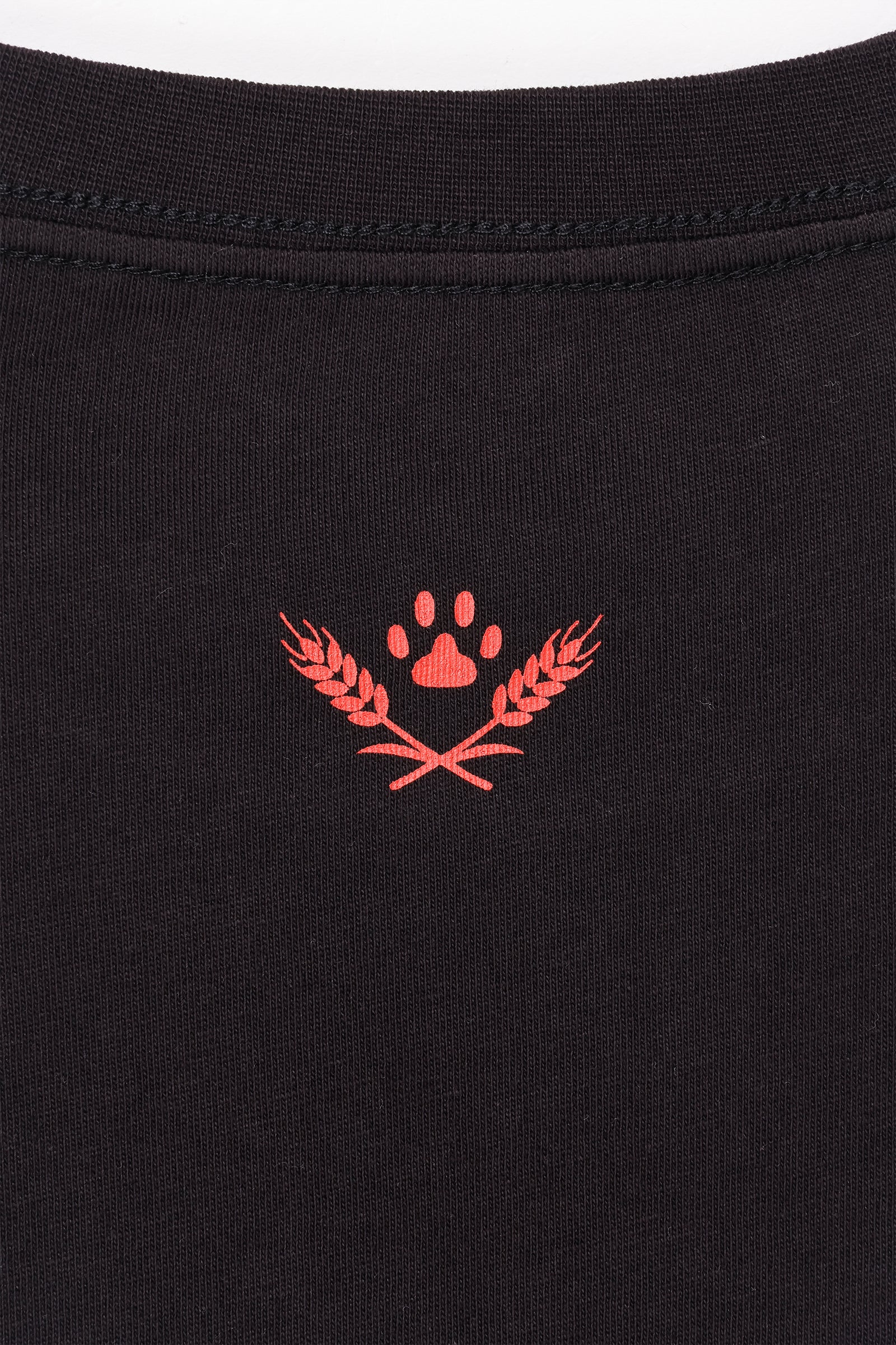 mofusand Tシャツ ネコビィル ブラック