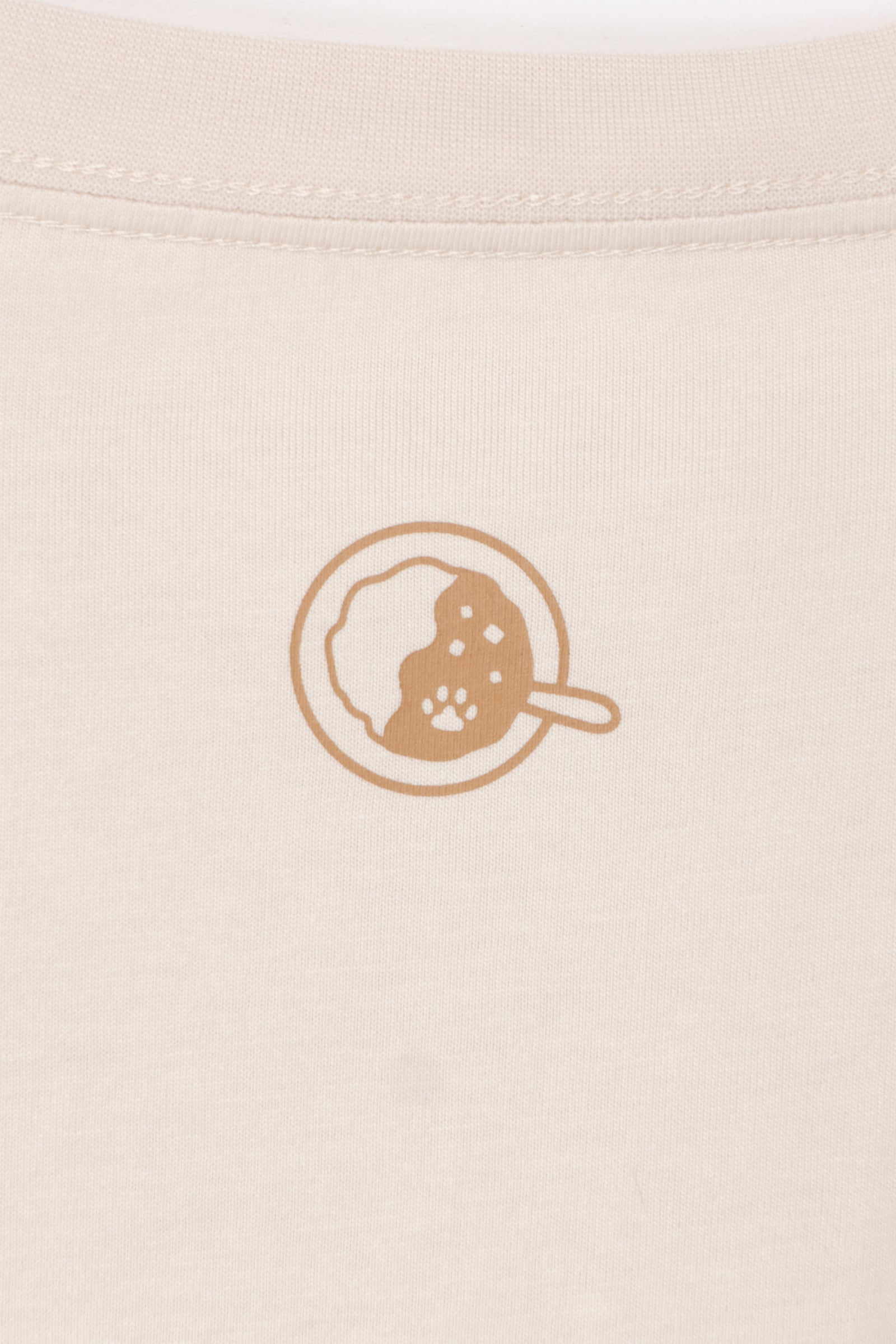 mofusand Tシャツ ネコカレー ナチュラル
