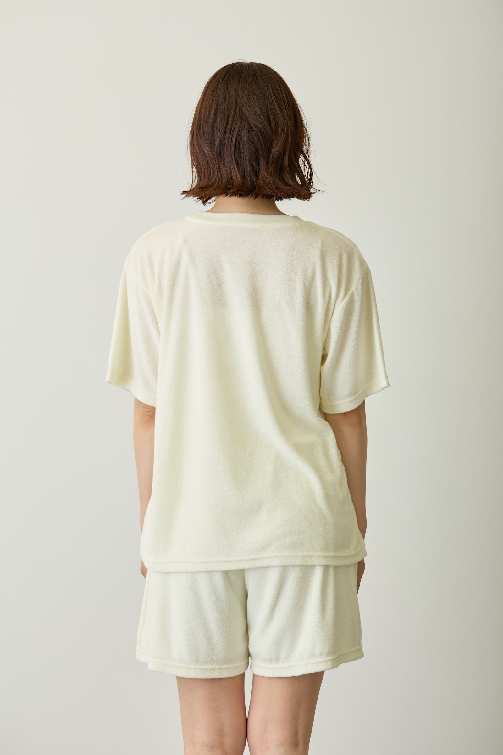 ナガノキャラクターズ ルームウェアセットアップ ねますか アイボリー