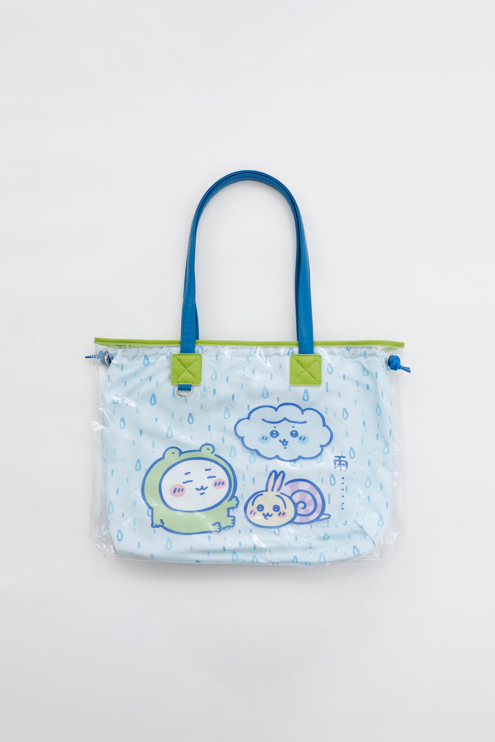 ちいかわ 巾着袋 ブルー ホワイト