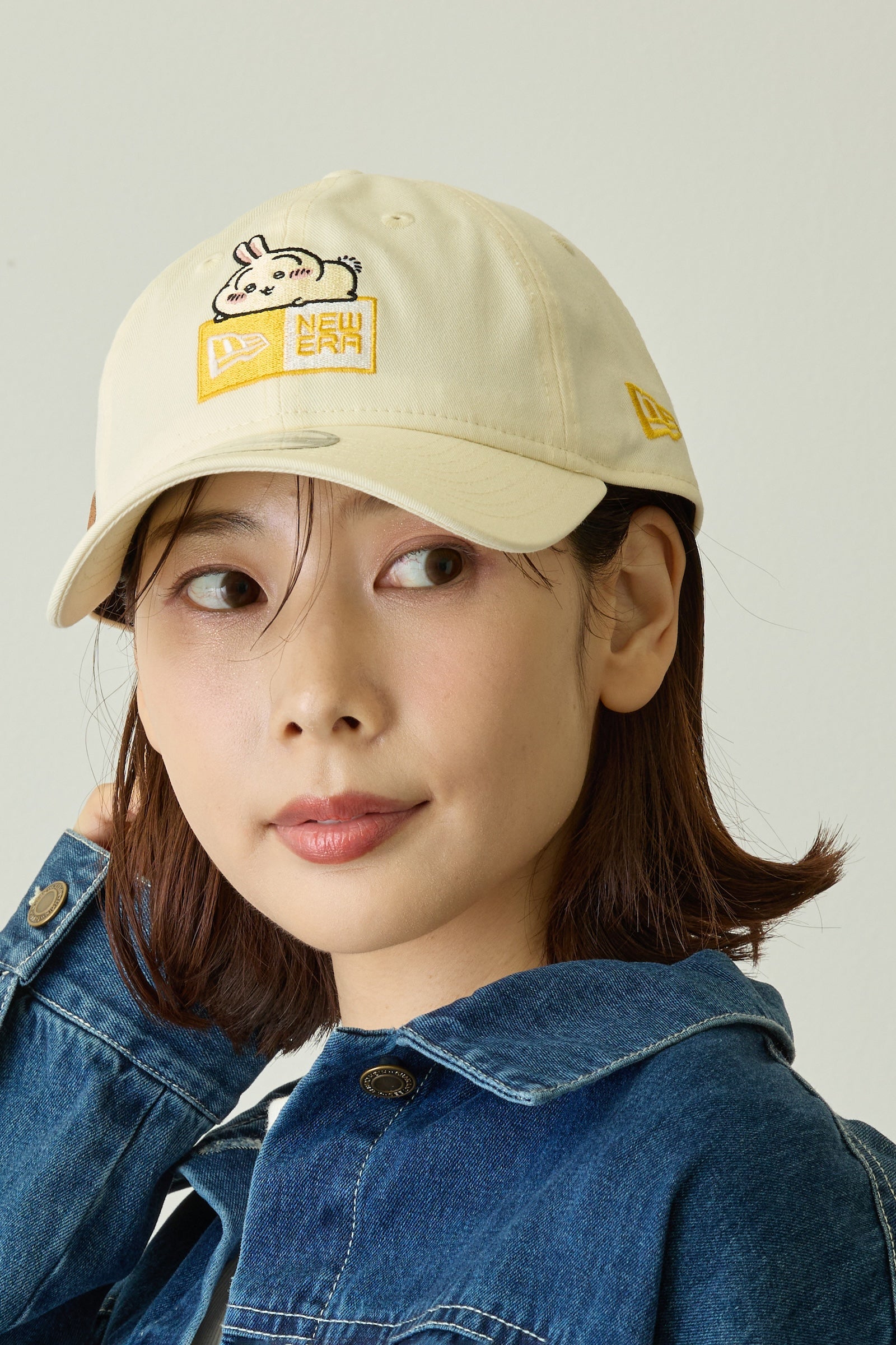 9TWENTY ちいかわ / ボックスロゴ うさぎ ストーン