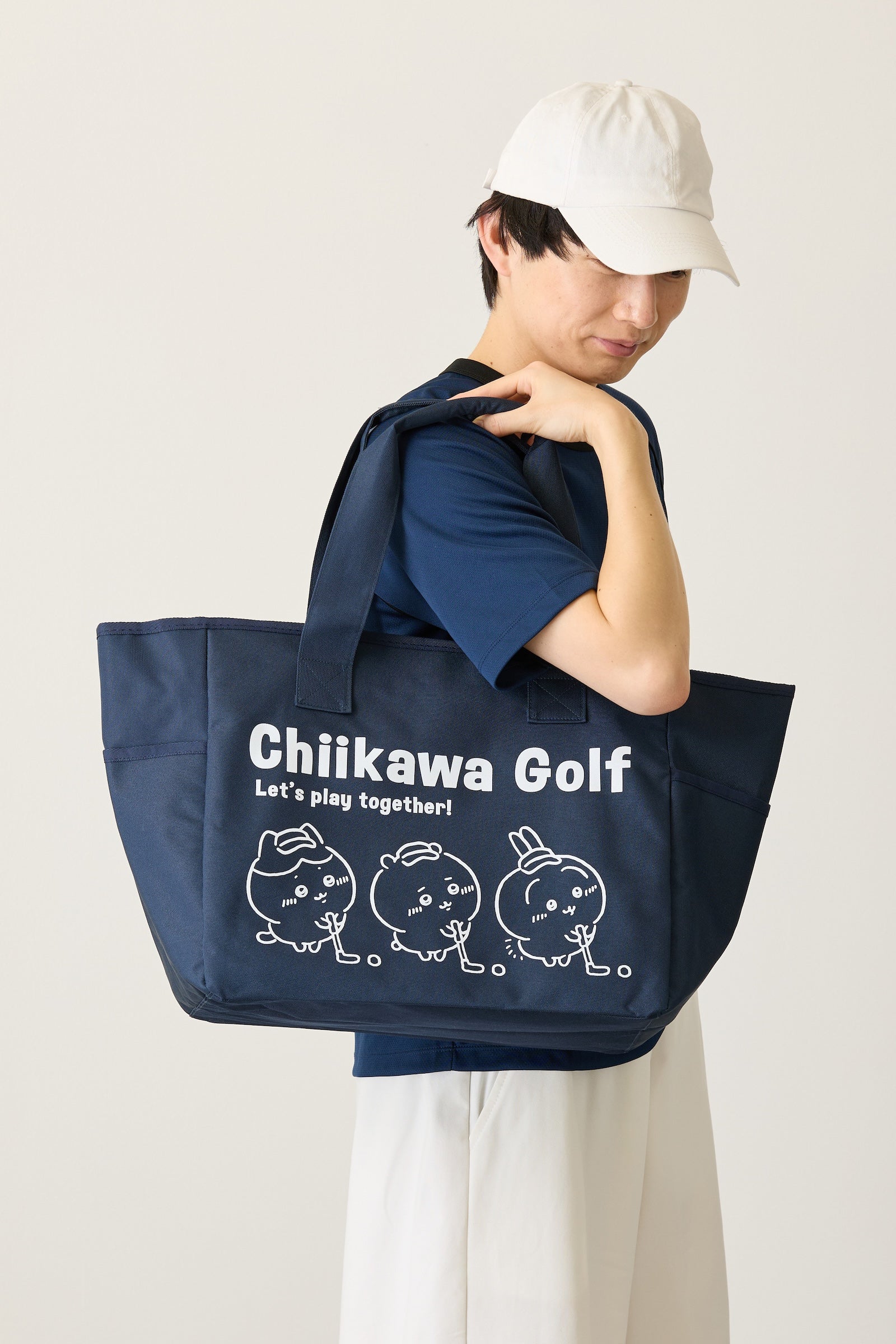 ちいかわGOLF ロッカーバッグ みんな ネイビー