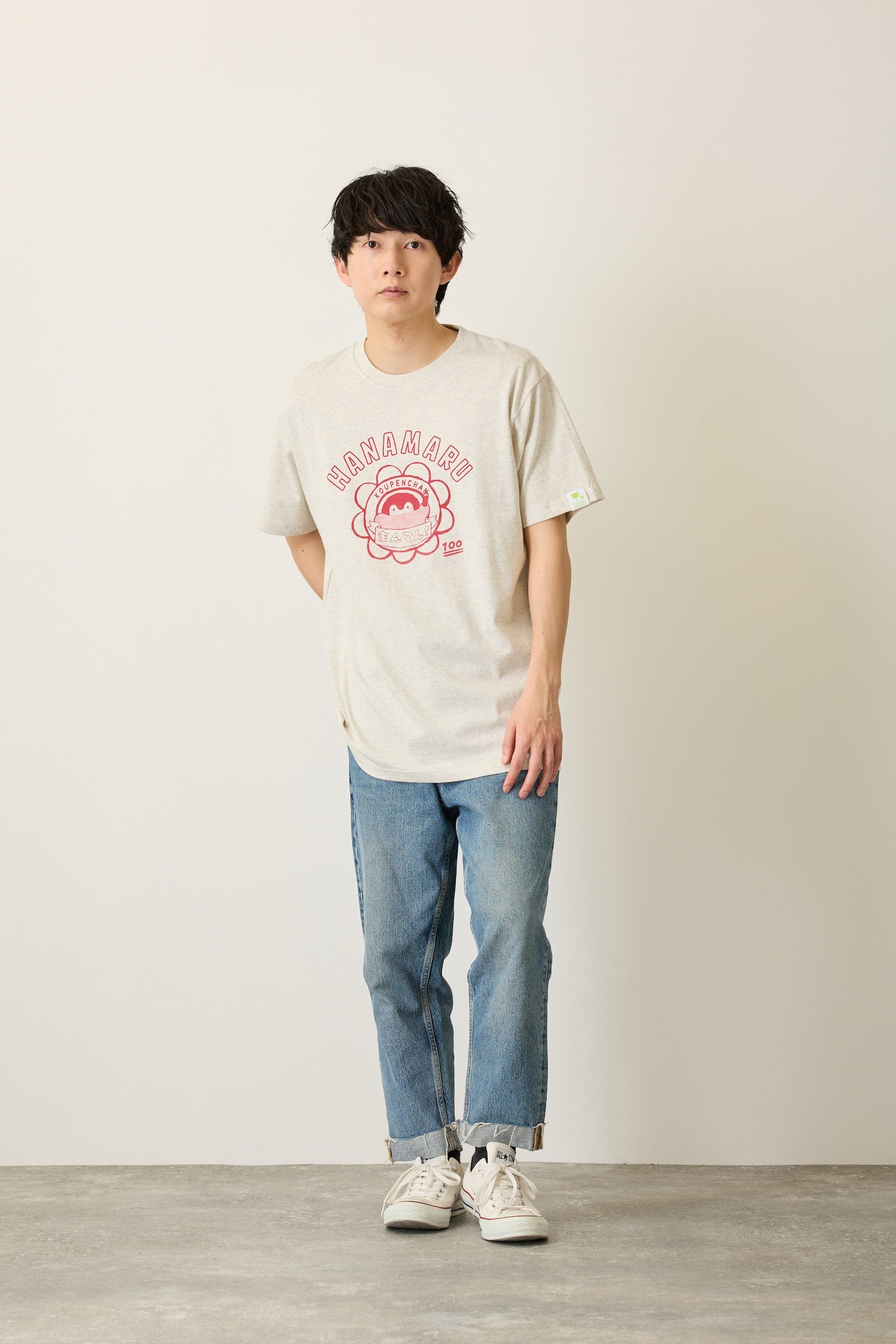コウペンちゃん Tシャツ はなまる オートミール