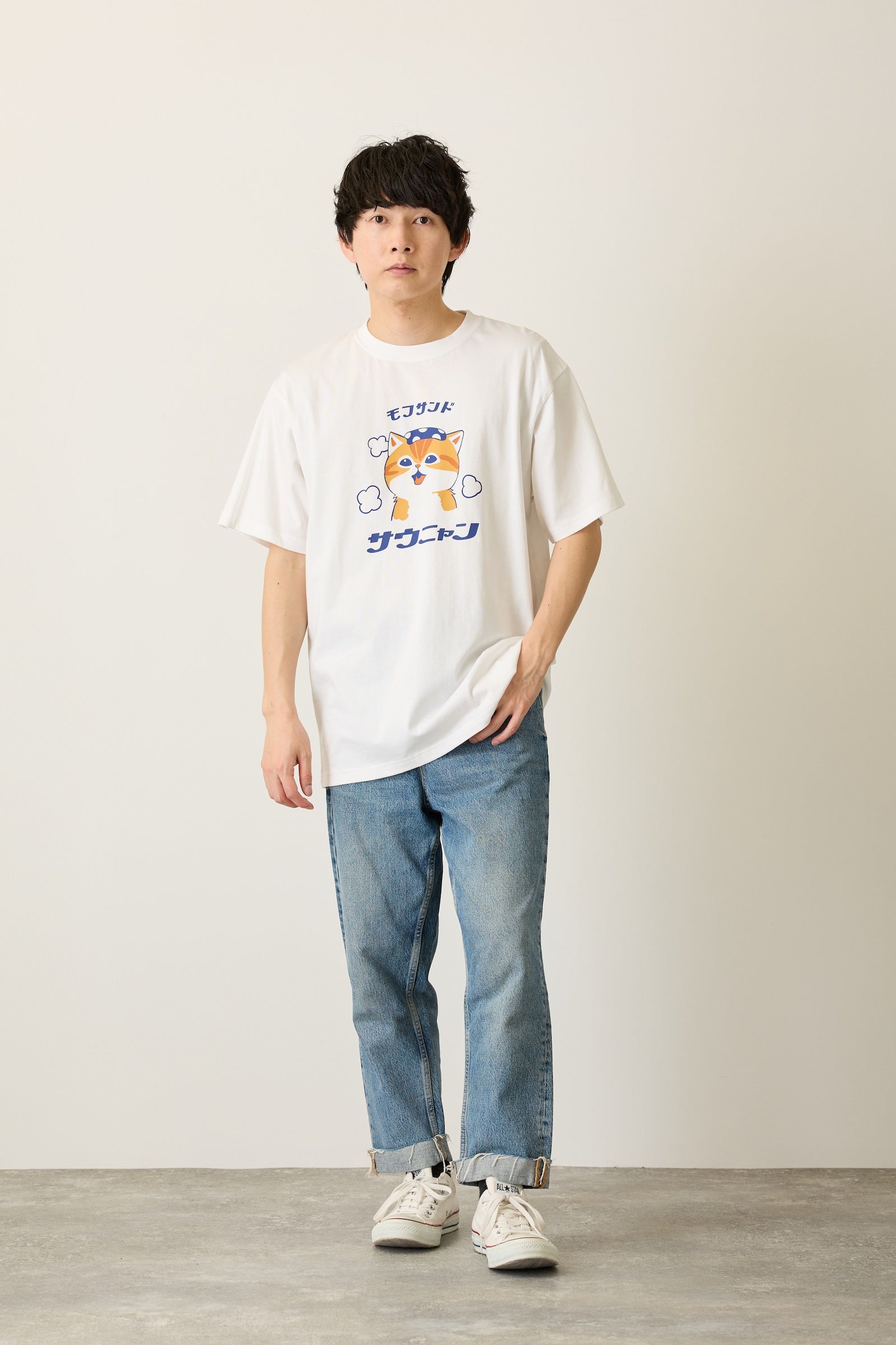 mofusand Tシャツ サウニャン ホワイト