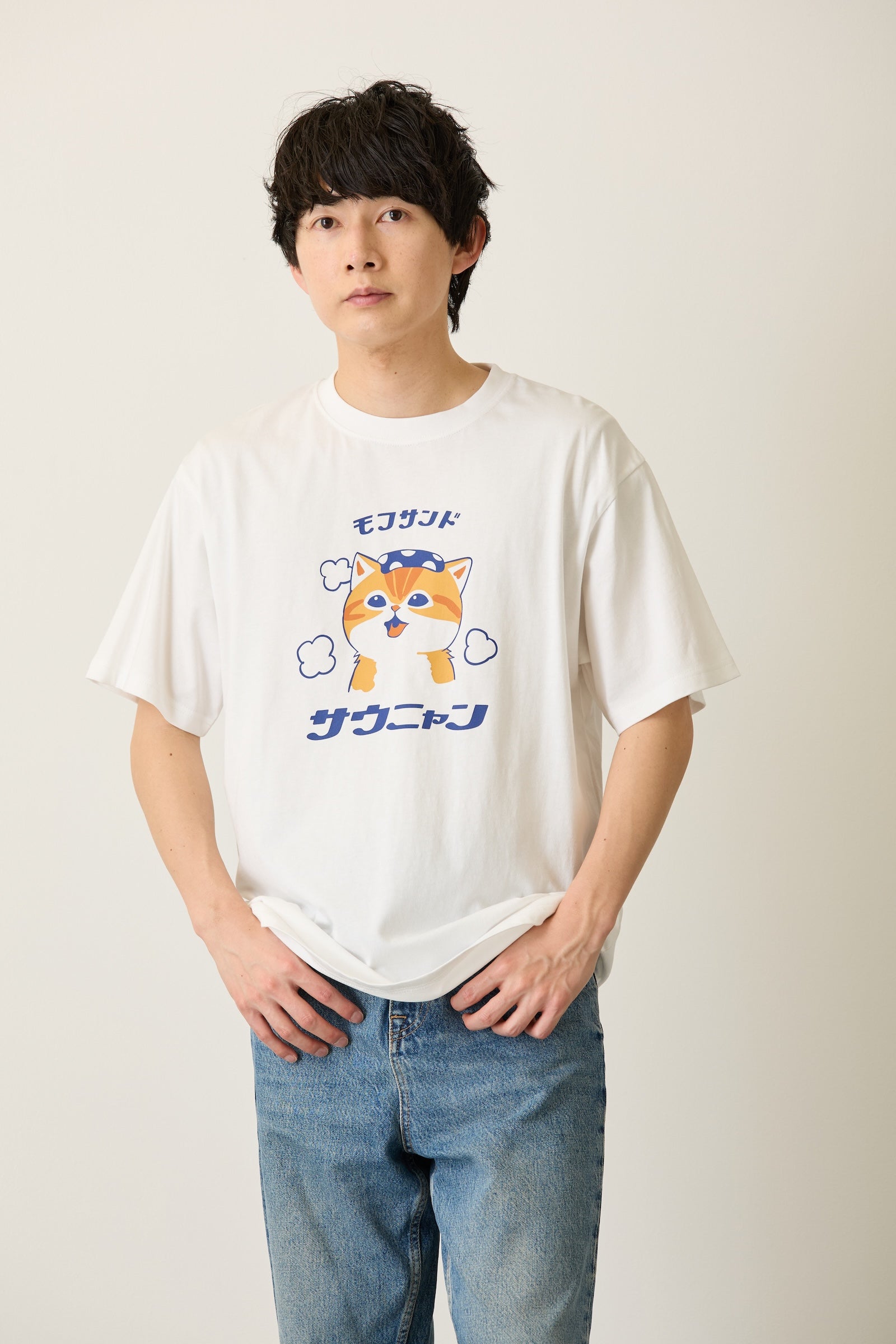 mofusand Tシャツ サウニャン ホワイト