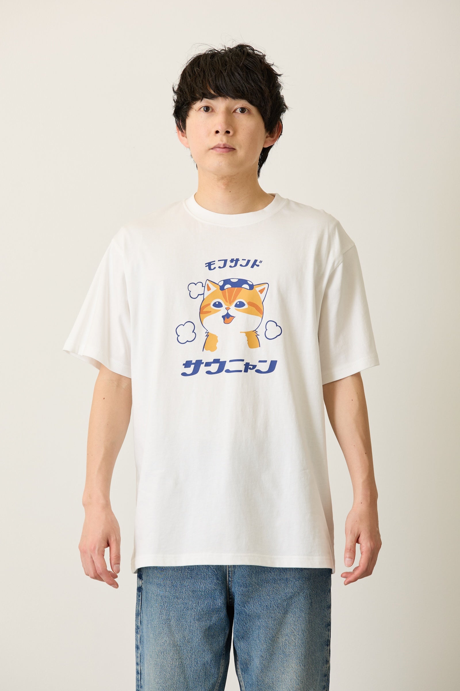 mofusand Tシャツ サウニャン ホワイト