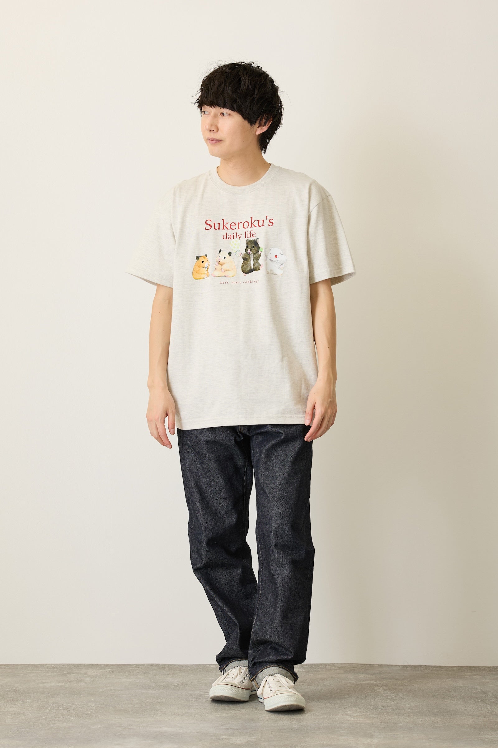 助六の日常 Tシャツ クッキング オートミール