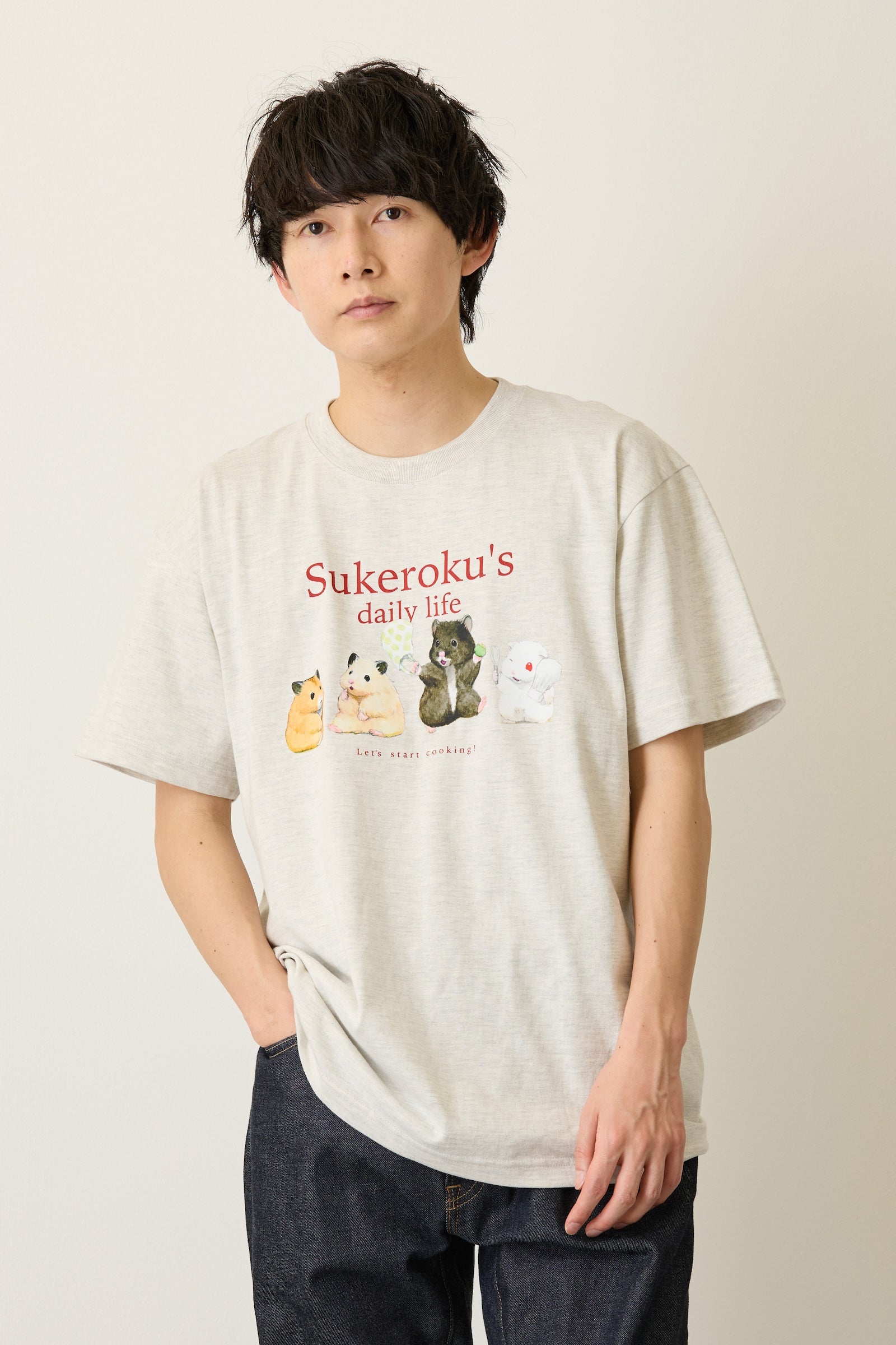 助六の日常 Tシャツ クッキング オートミール
