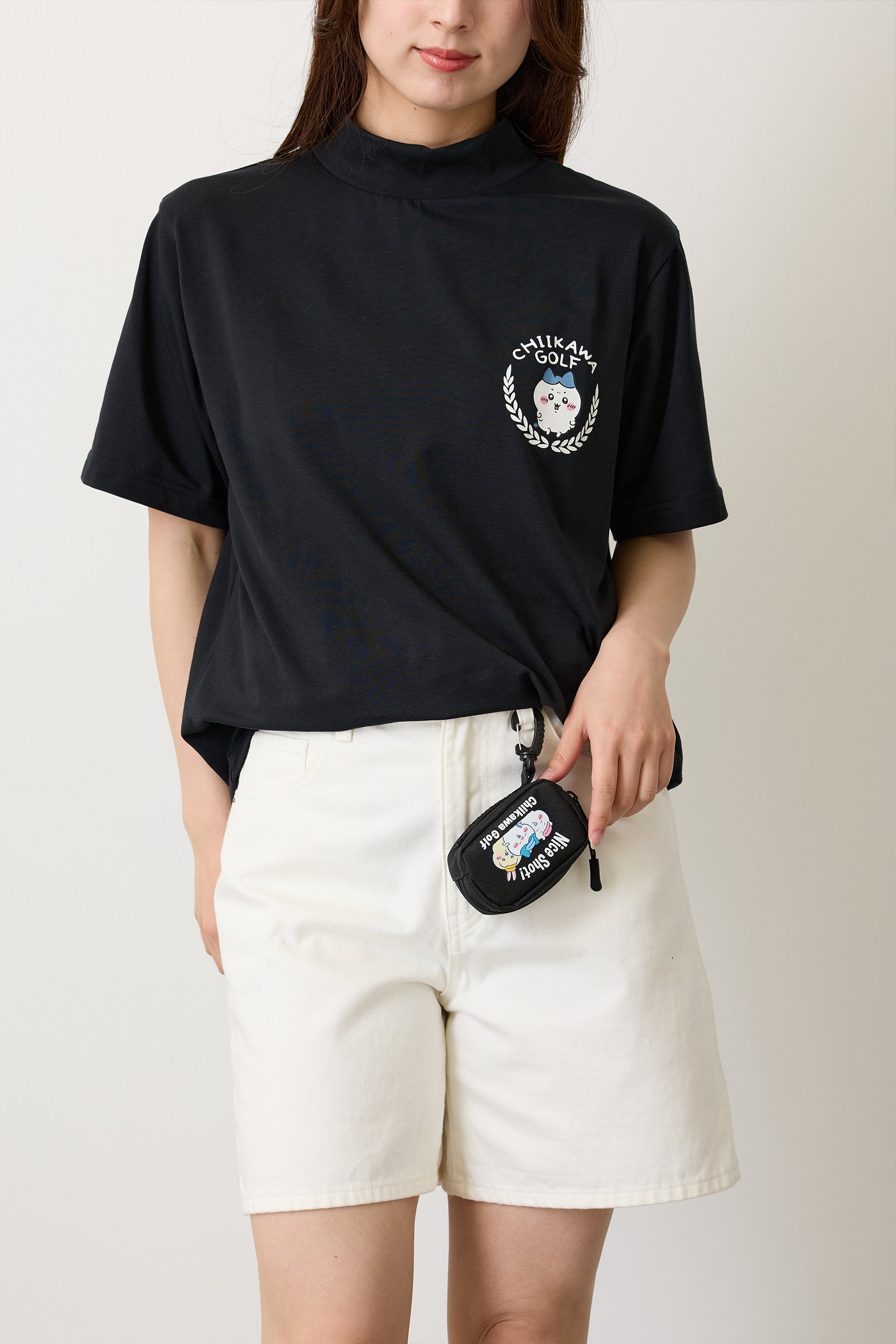ちいかわGOLF ボールポーチ ナイスショット ブラック