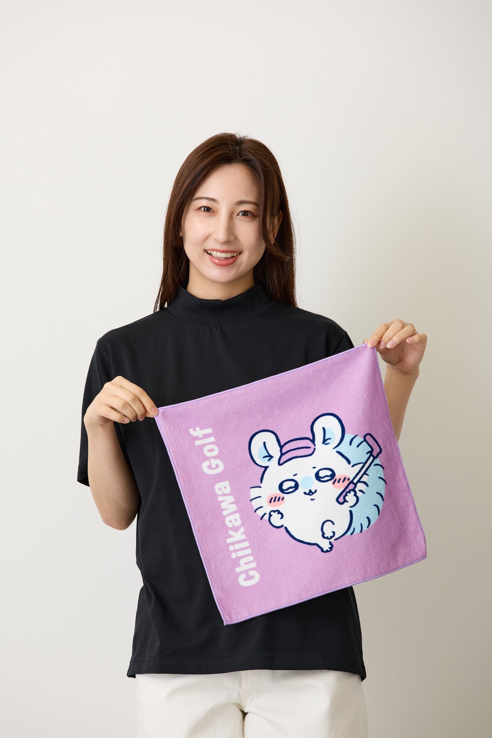 ちいかわGOLF  ハンドタオル  イェー  モモンガ