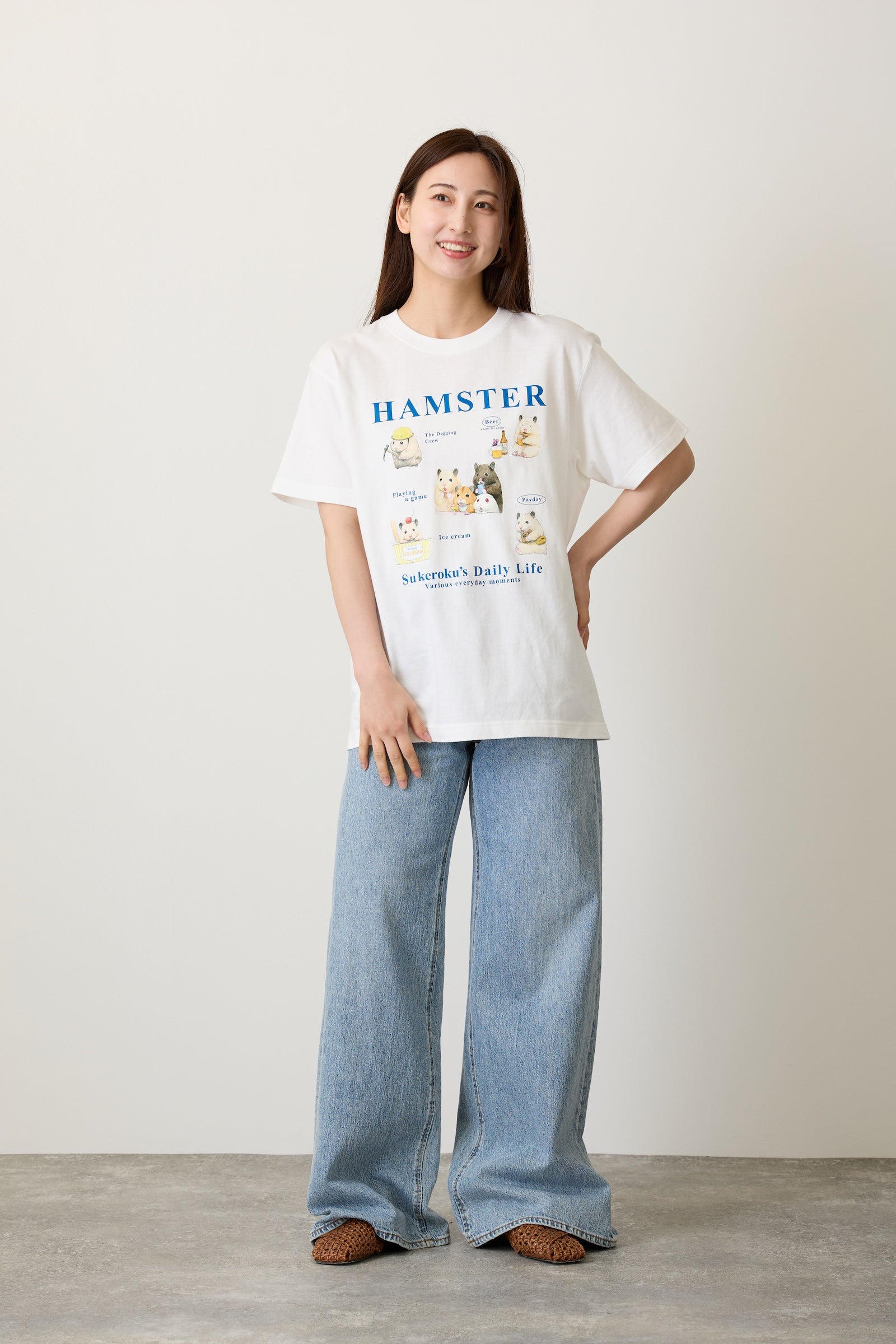 助六の日常 Tシャツ さまざまな日常 ホワイト
