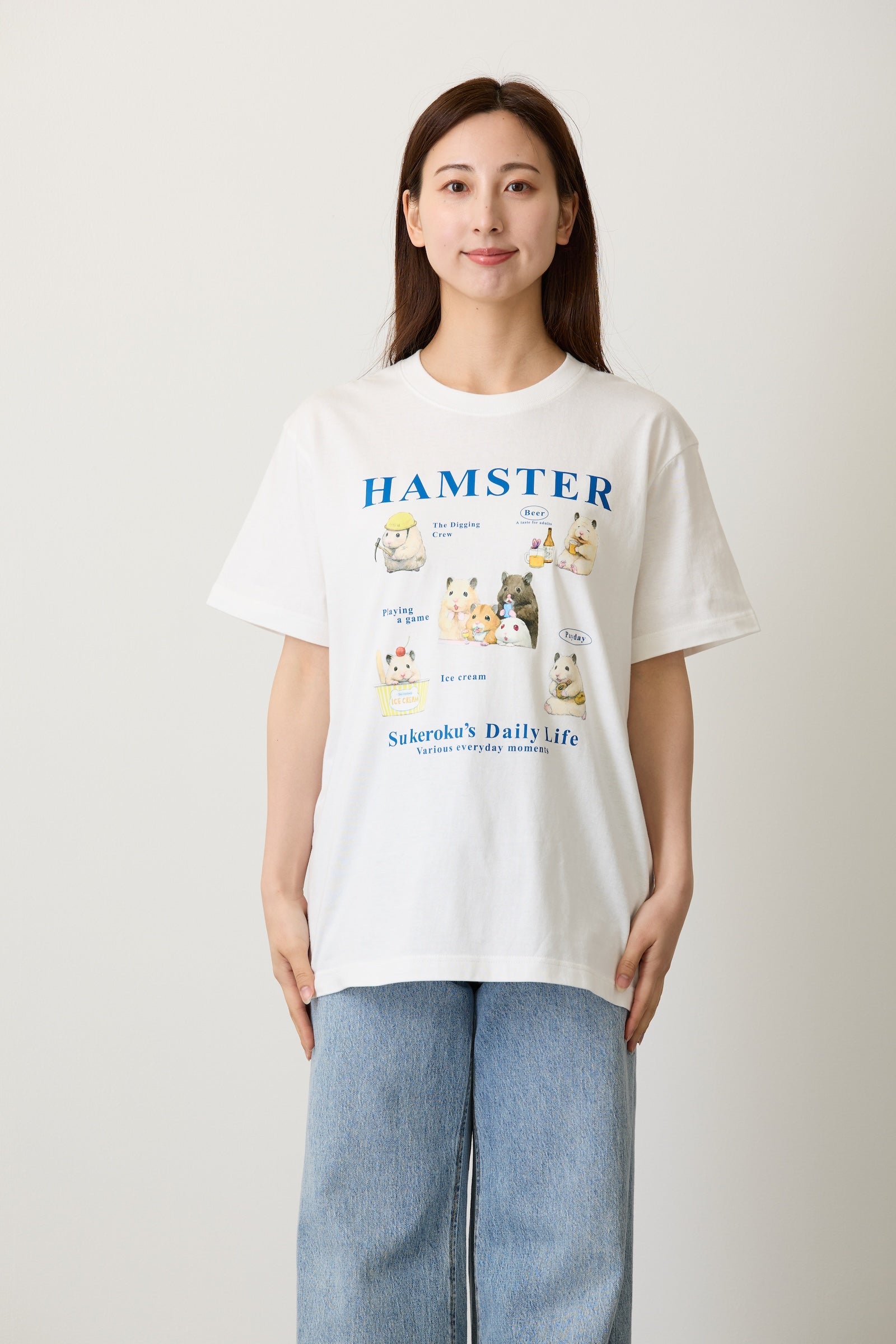 助六の日常 Tシャツ さまざまな日常 ホワイト