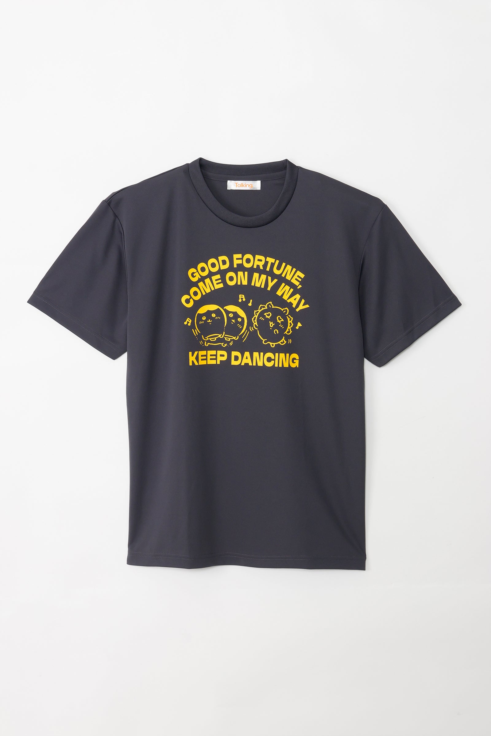 ちいかわ ドライTシャツ DANCE シーサーくりまんじゅう チャコール