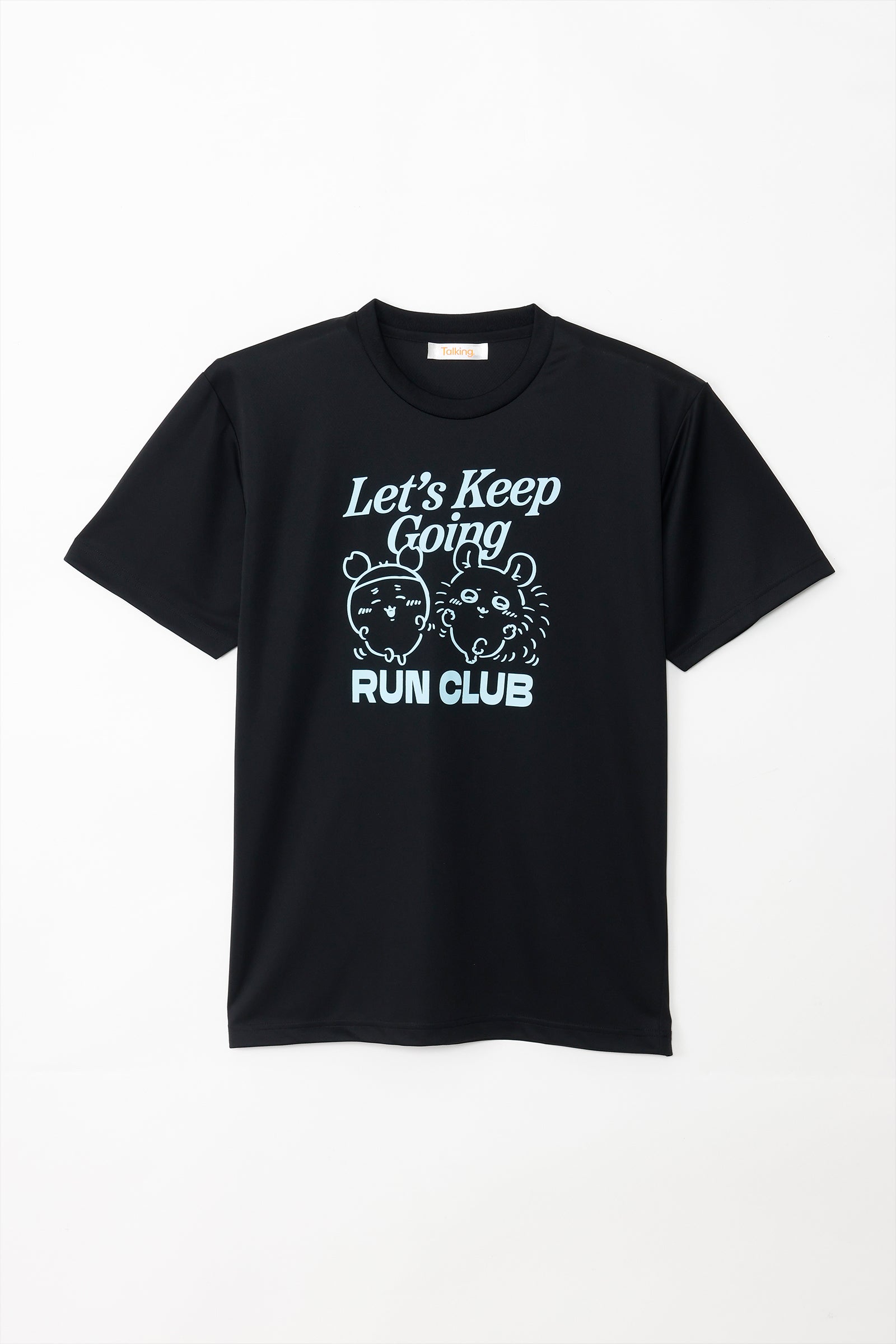 ちいかわ ドライTシャツ RUN  モモンガ古本屋 ブラック
