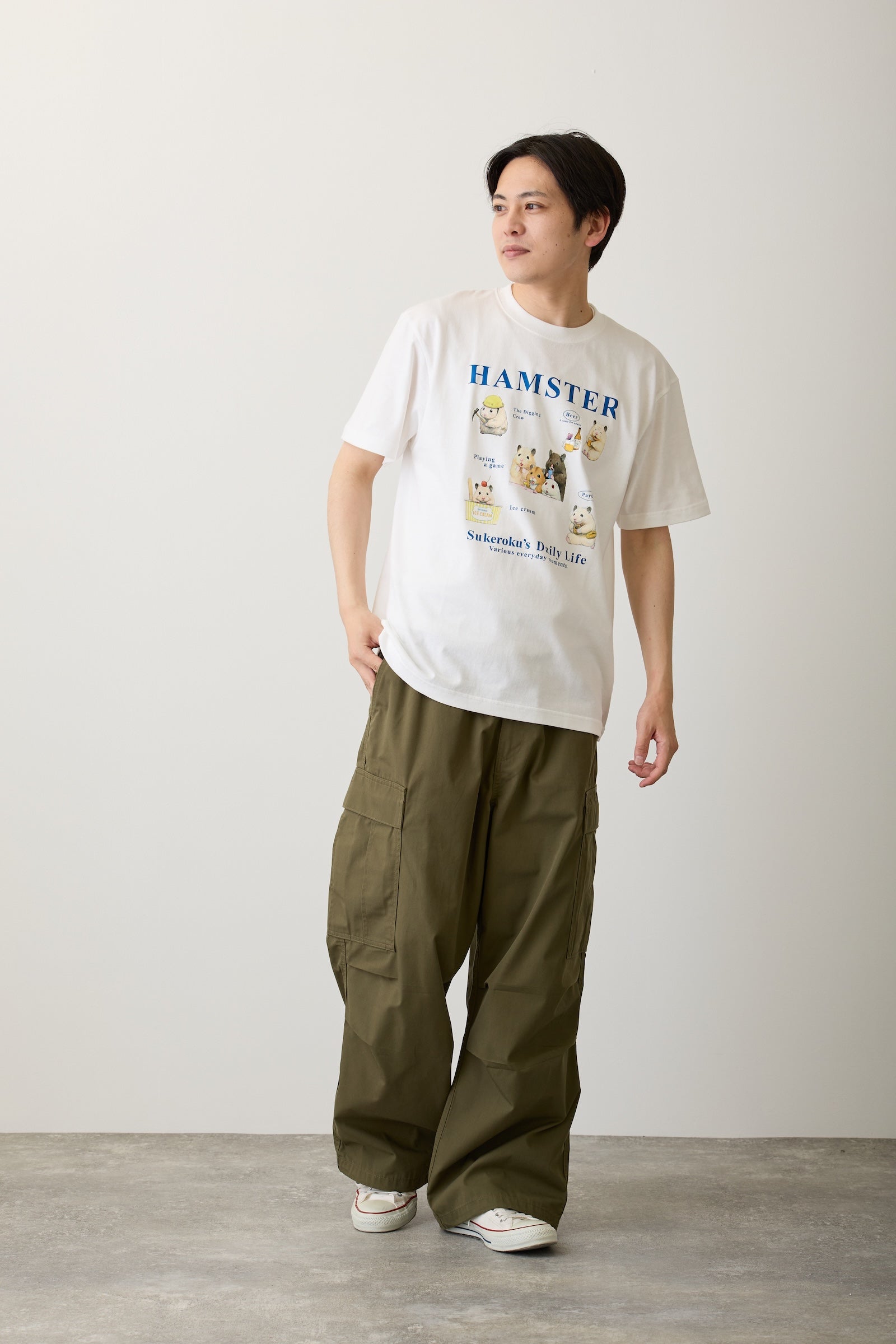 助六の日常 Tシャツ さまざまな日常 ホワイト