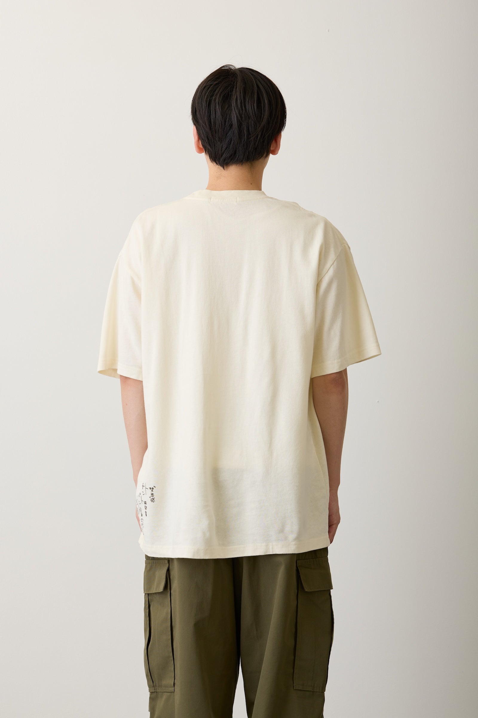 ナガノキャラクターズ Tシャツ チンパンジー クリーム