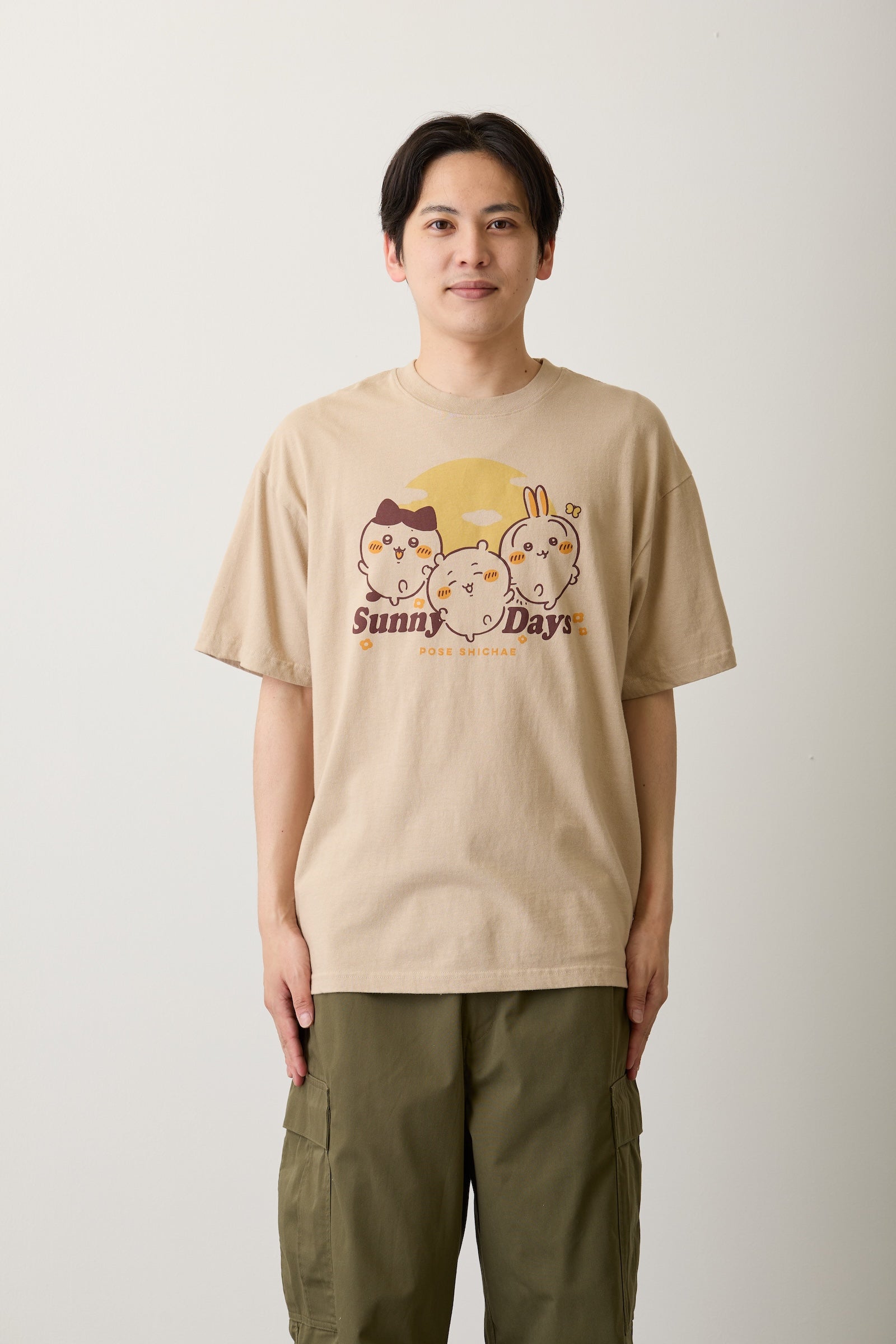 ちいかわ Tシャツ Sunny Days サンドベージュ