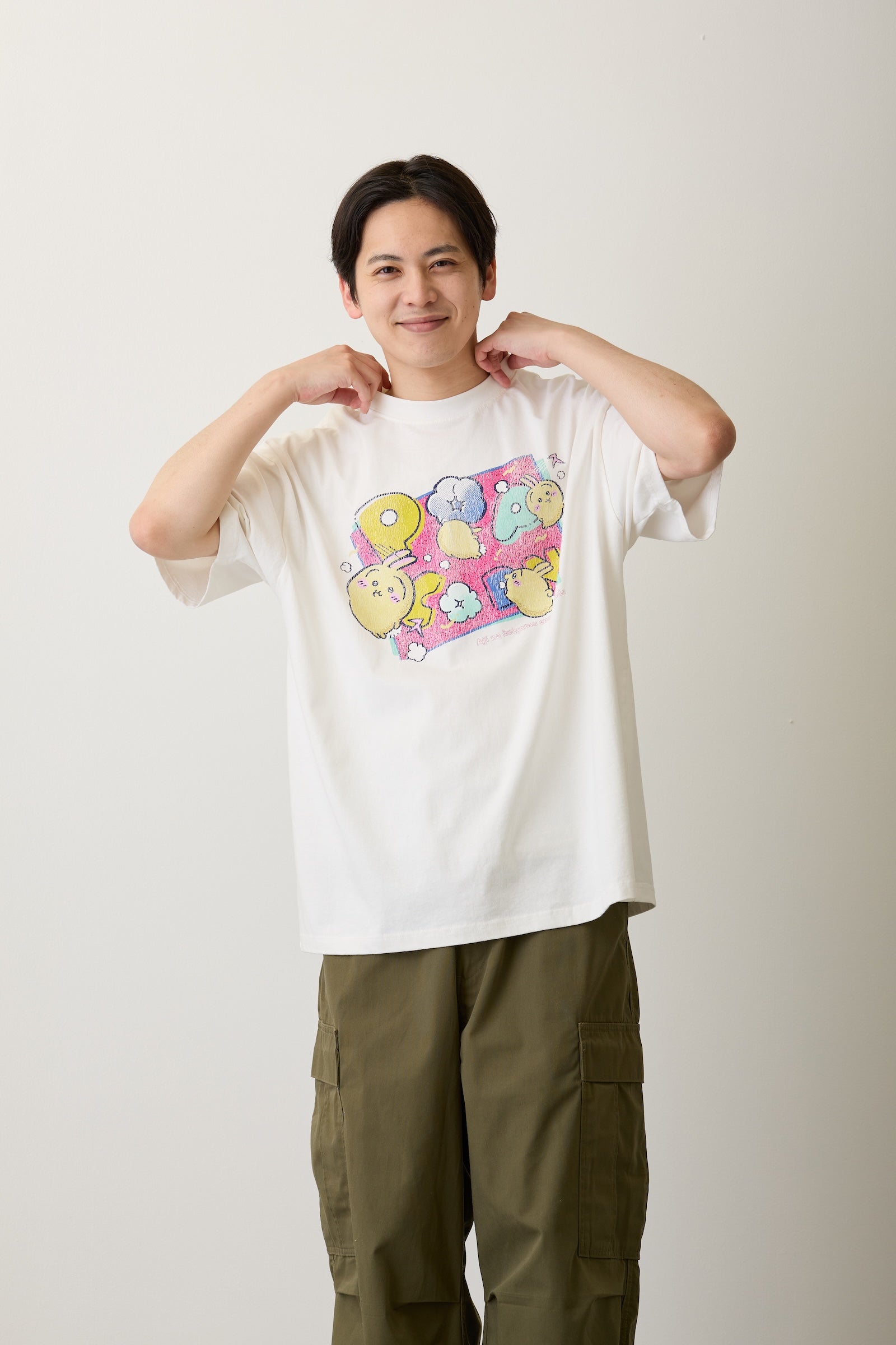 ちいかわ Tシャツ POPCORN オフ