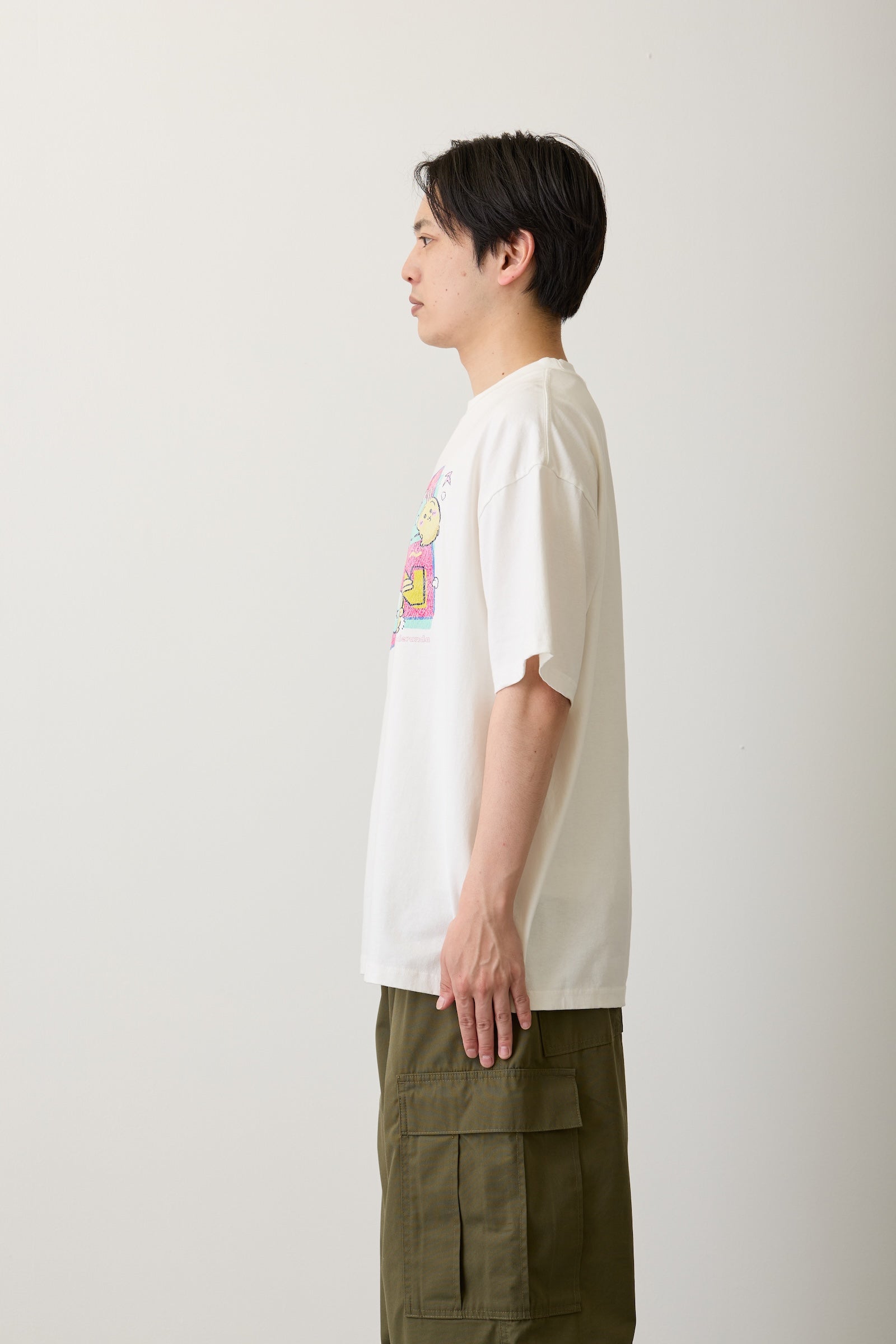 ちいかわ Tシャツ POPCORN オフ
