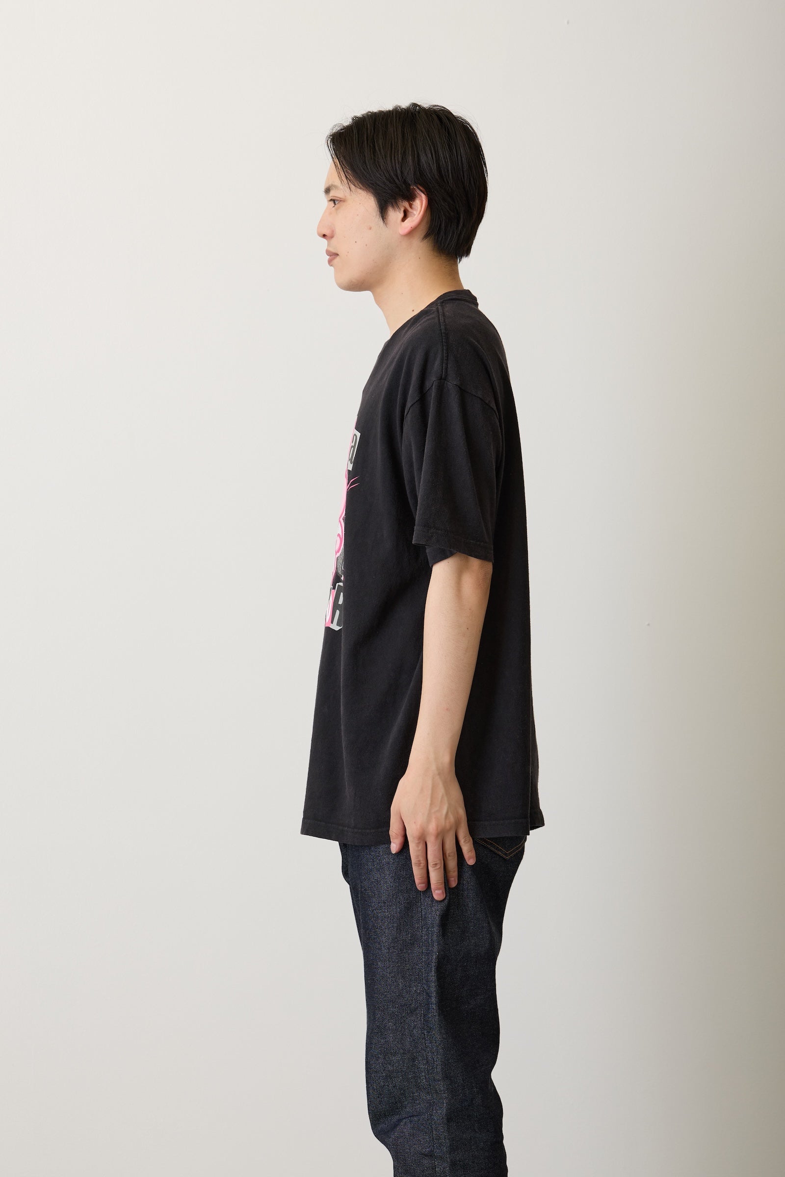 【7月中旬以降お届け】ホワイトタイガーとブラックタイガー Tシャツ うさぎ先生 I’m a Doctor ブラック