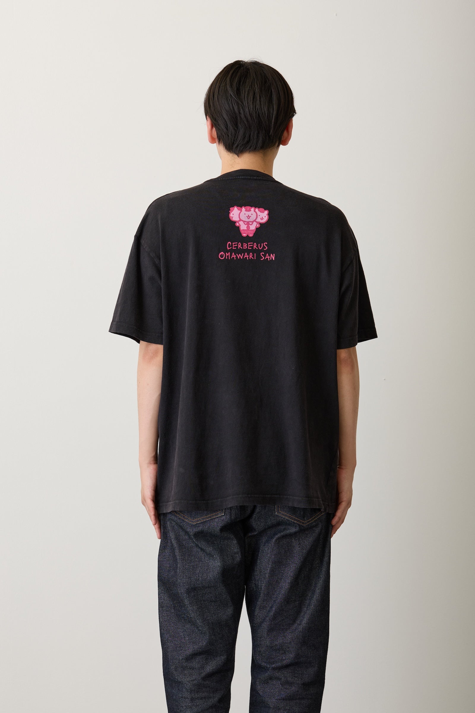 【7月中旬以降お届け】ホワイトタイガーとブラックタイガー Tシャツ うさぎ先生 I’m a Doctor ブラック