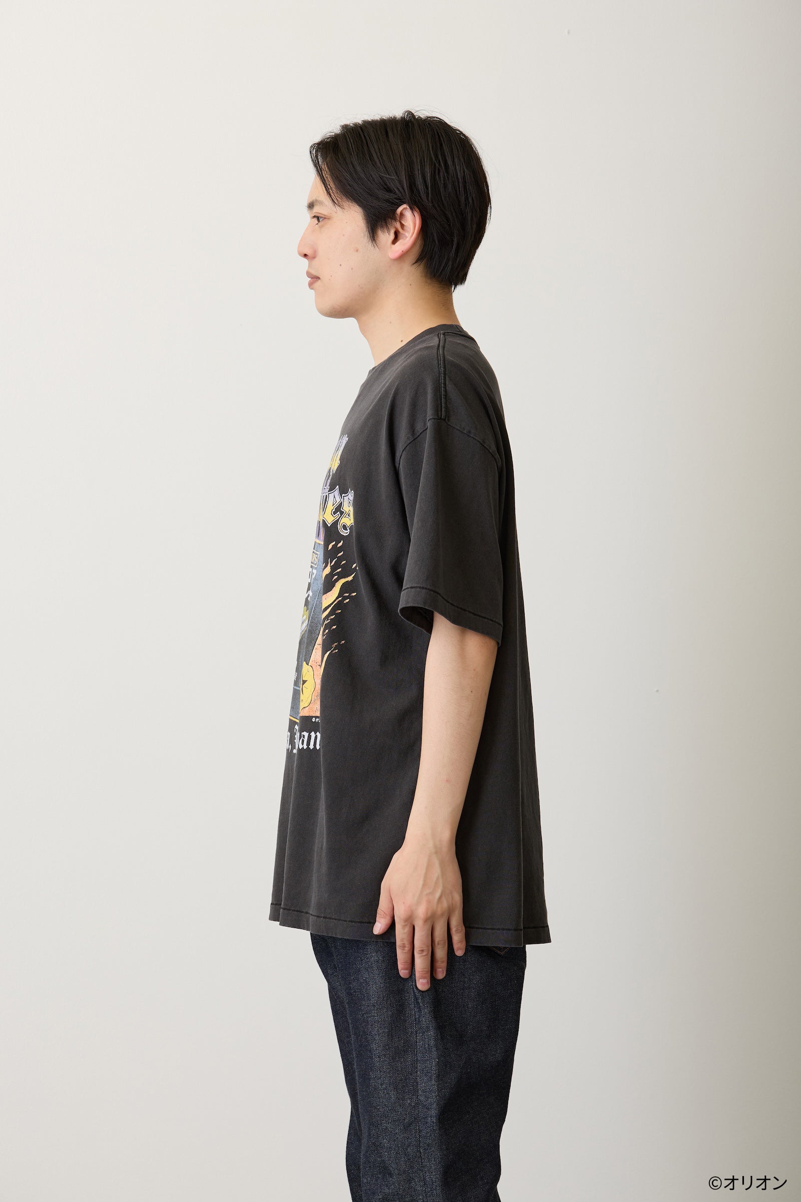 【7月中旬以降お届け】ココアシガレット Tシャツ 駄菓子ロック ブラック