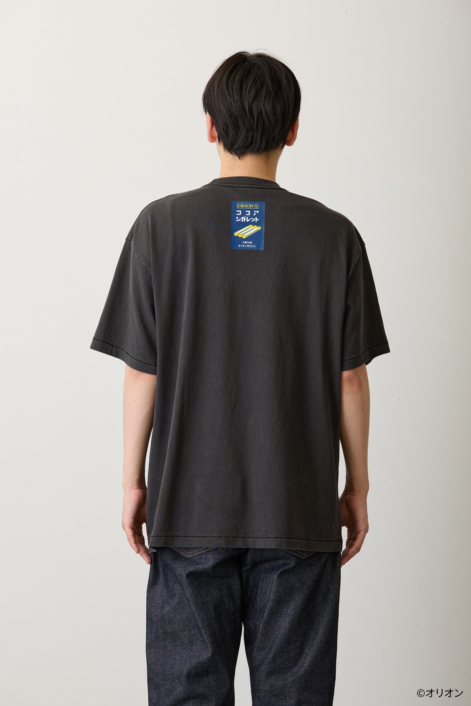 ココアシガレット Tシャツ 駄菓子ロック ブラック