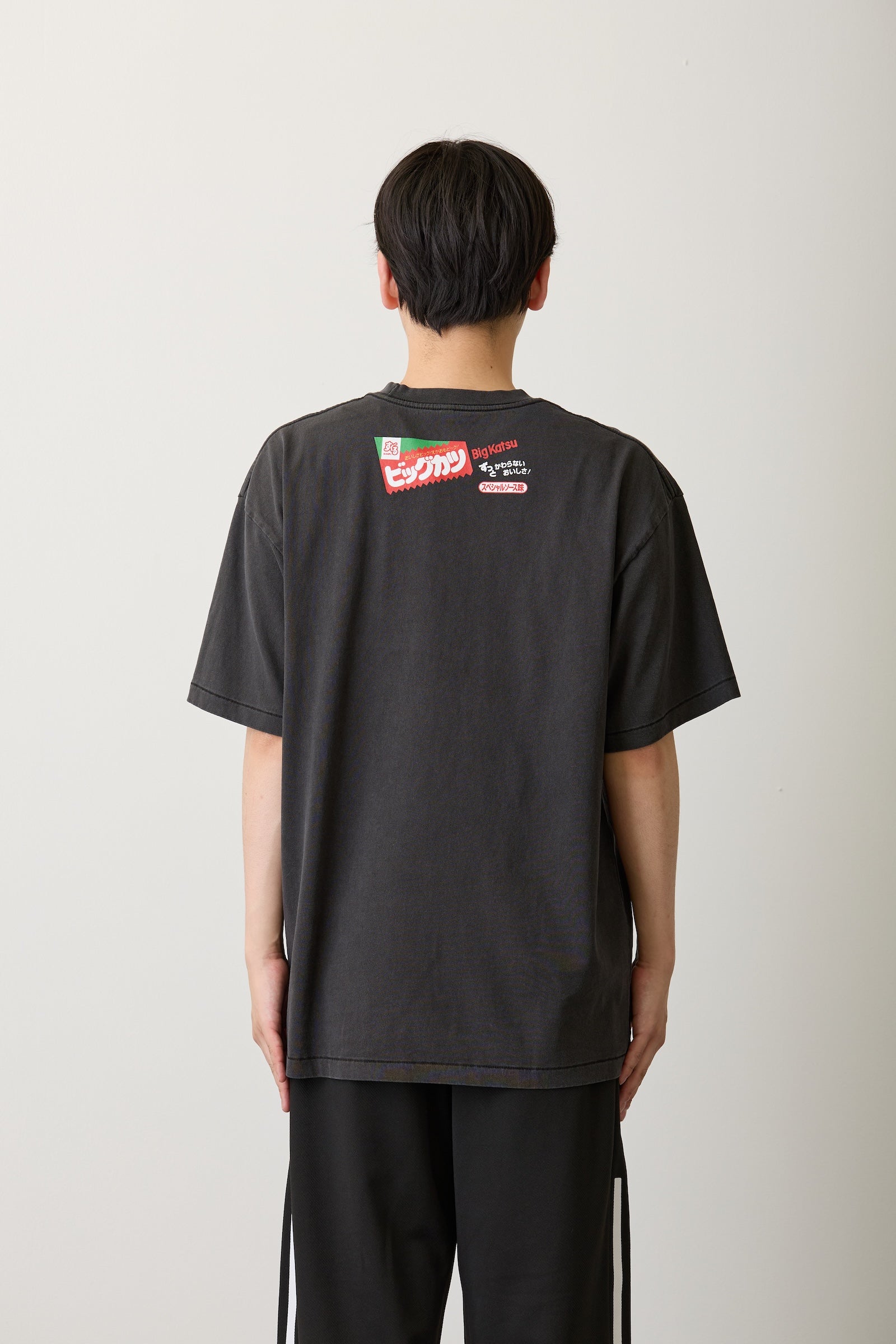 ビッグカツ Tシャツ 駄菓子ロック ブラック