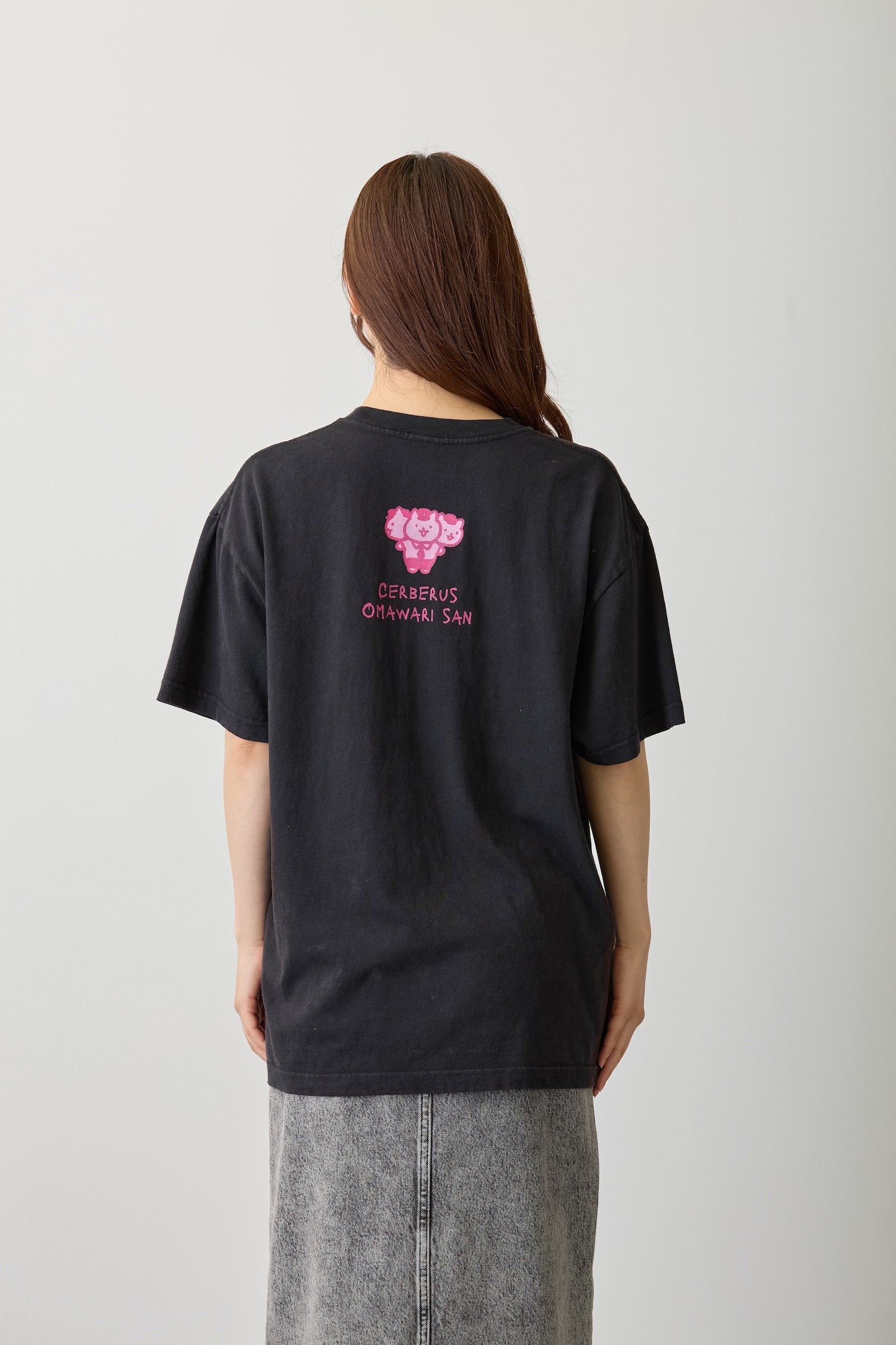 【7月中旬以降お届け】ホワイトタイガーとブラックタイガー Tシャツ うさぎ先生 I’m a Doctor ブラック