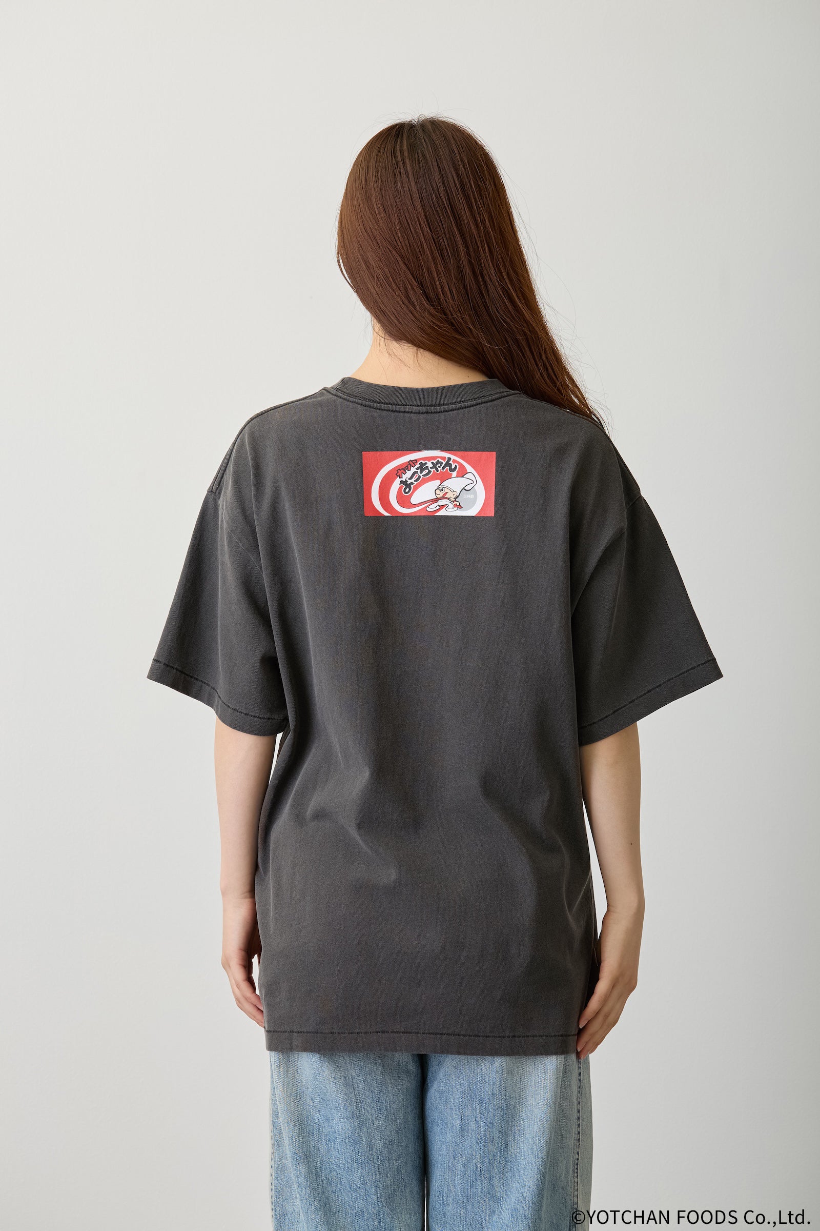 よっちゃん様 7月中旬以降お届け】よっちゃんいか Tシャツ 駄菓子ロック ブラック