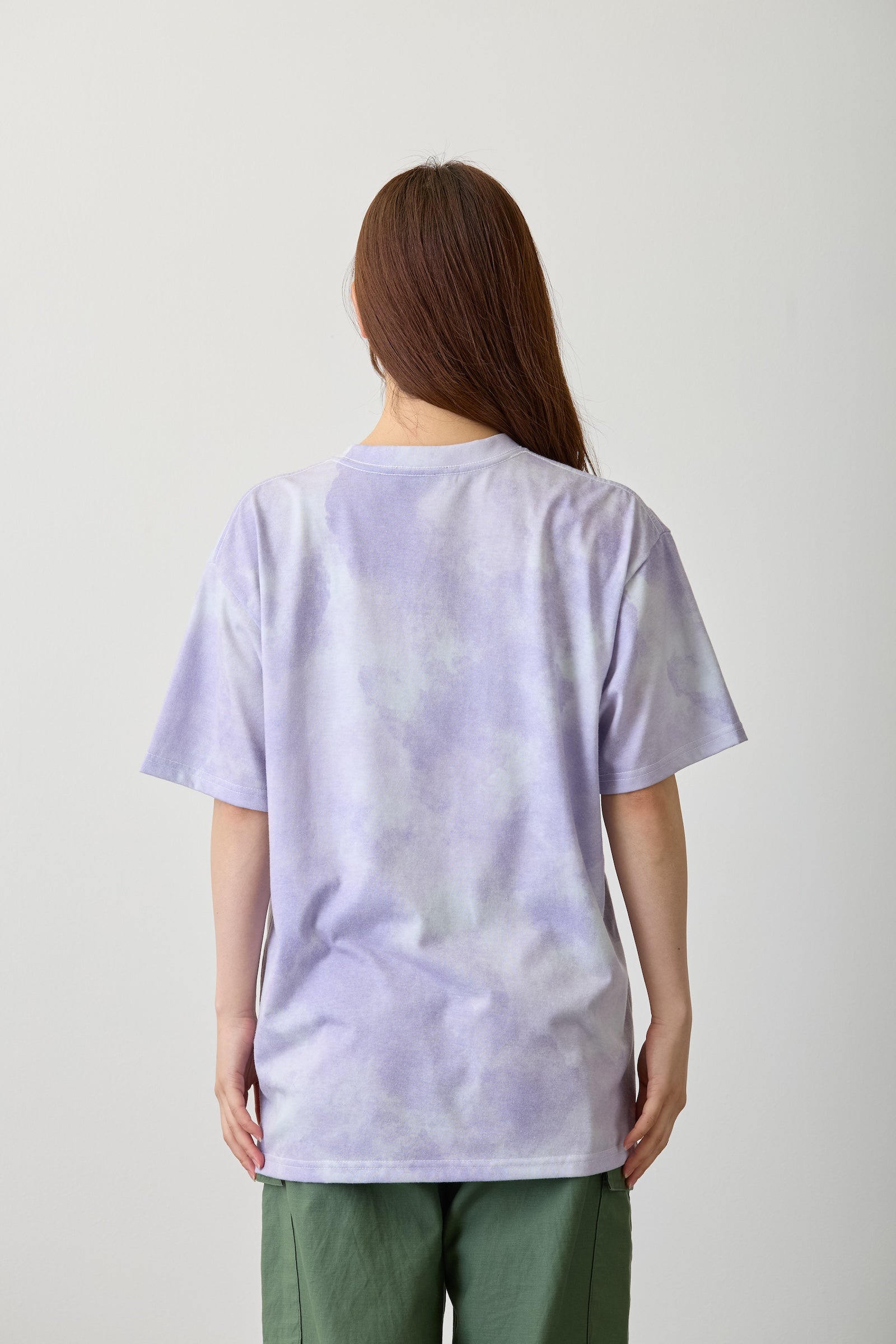 【7月中旬以降お届け】mofusand  Tシャツ MEOW’N’ROLL パープル
