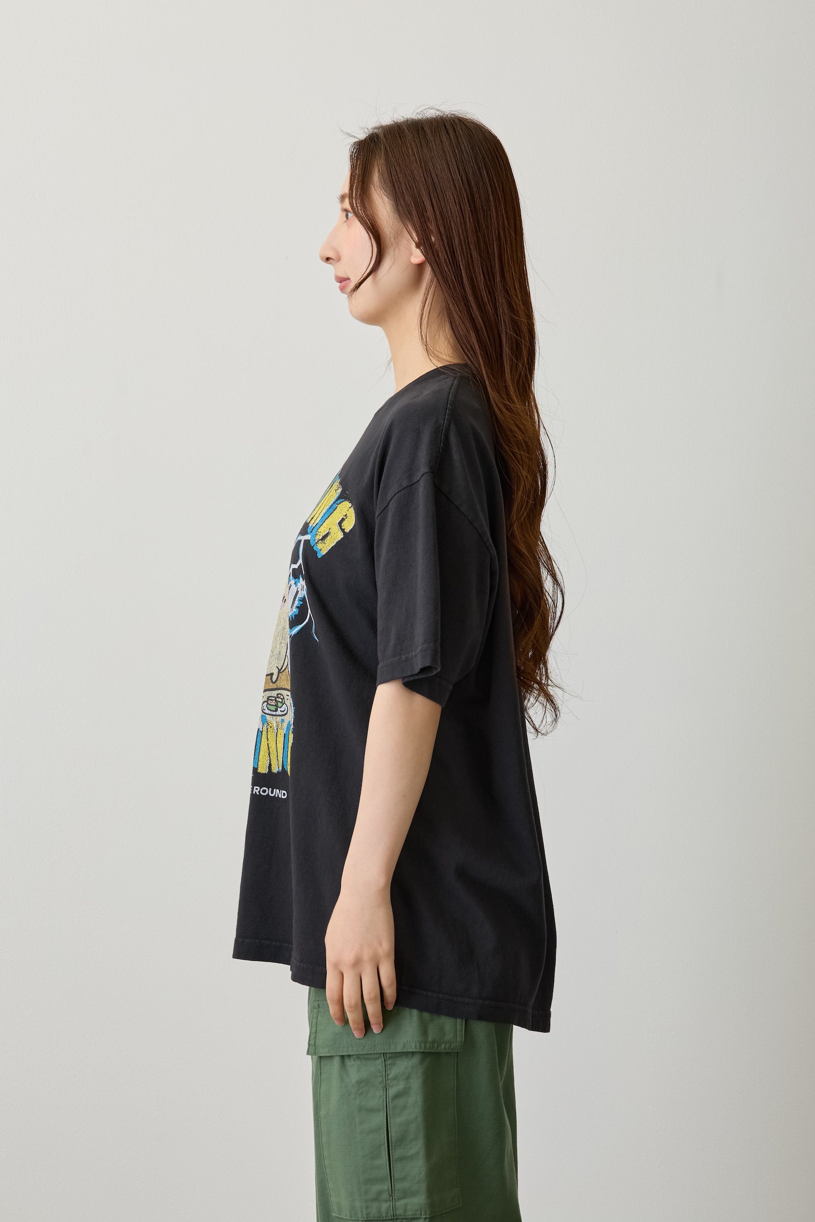 【7月中旬以降お届け】ちいかわ Tシャツ DRINKING LICENCE ブラック