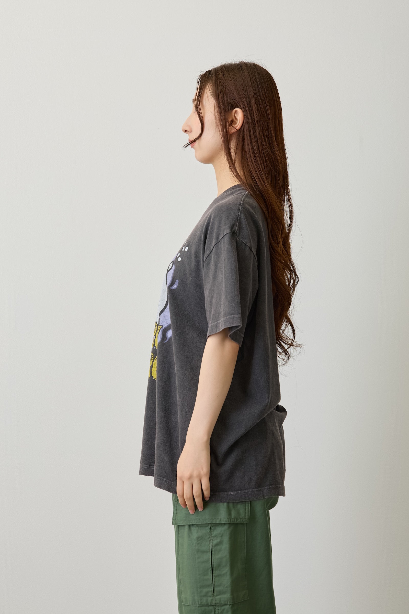 【7月中旬以降お届け】ナガノキャラクターズ Tシャツ ENERGY CHARGE スミ