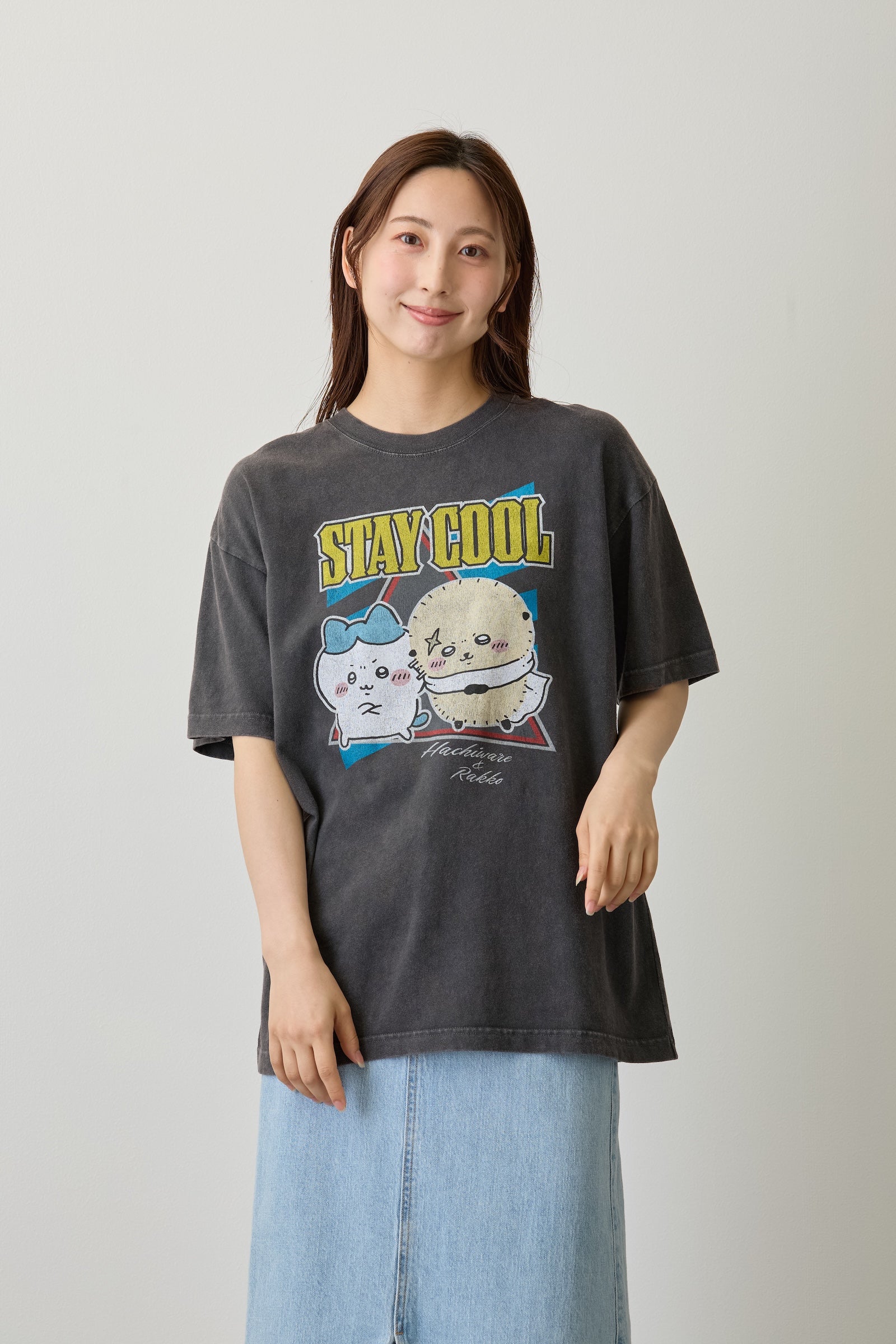 7月中旬以降お届け】ちいかわ Tシャツ STAY COOL スミ