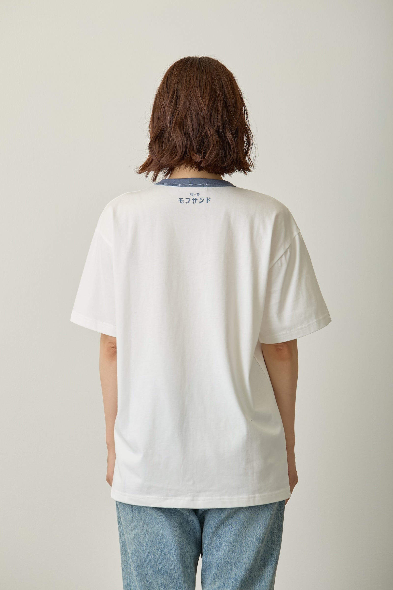 mofusand Tシャツ クリームソーダ ホワイト