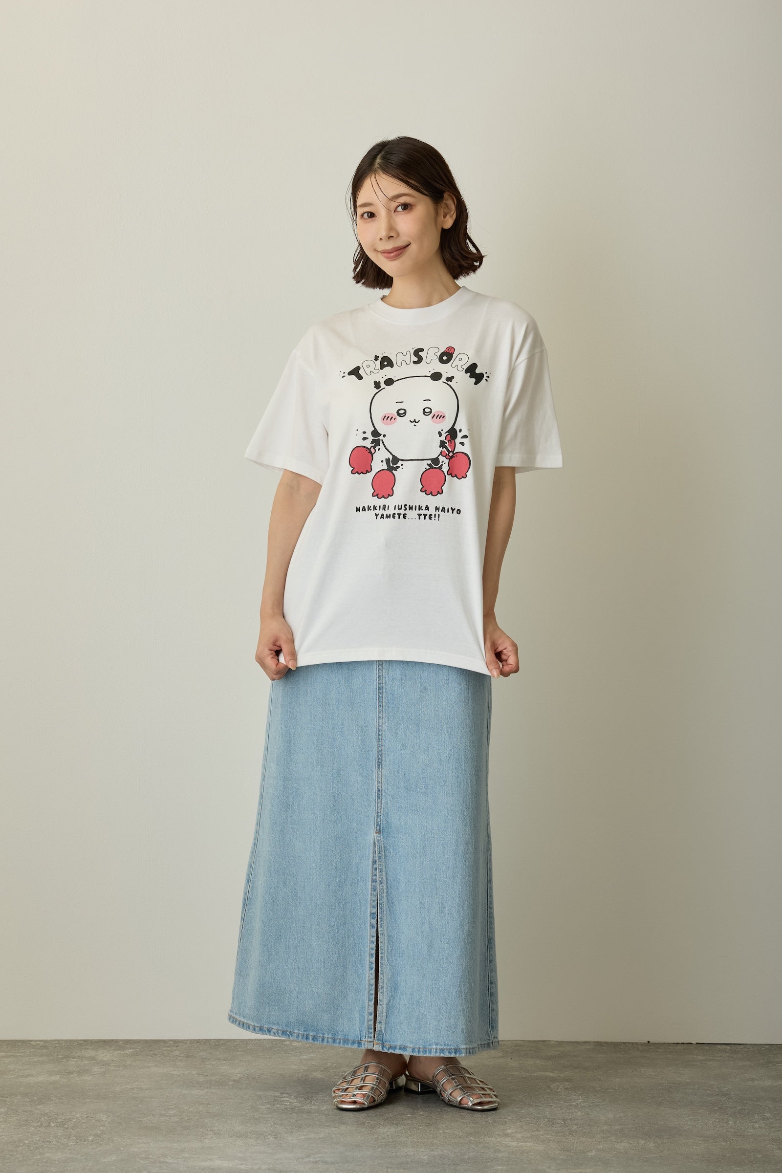 ちいかわ Tシャツ TRANSFORM ホワイト
