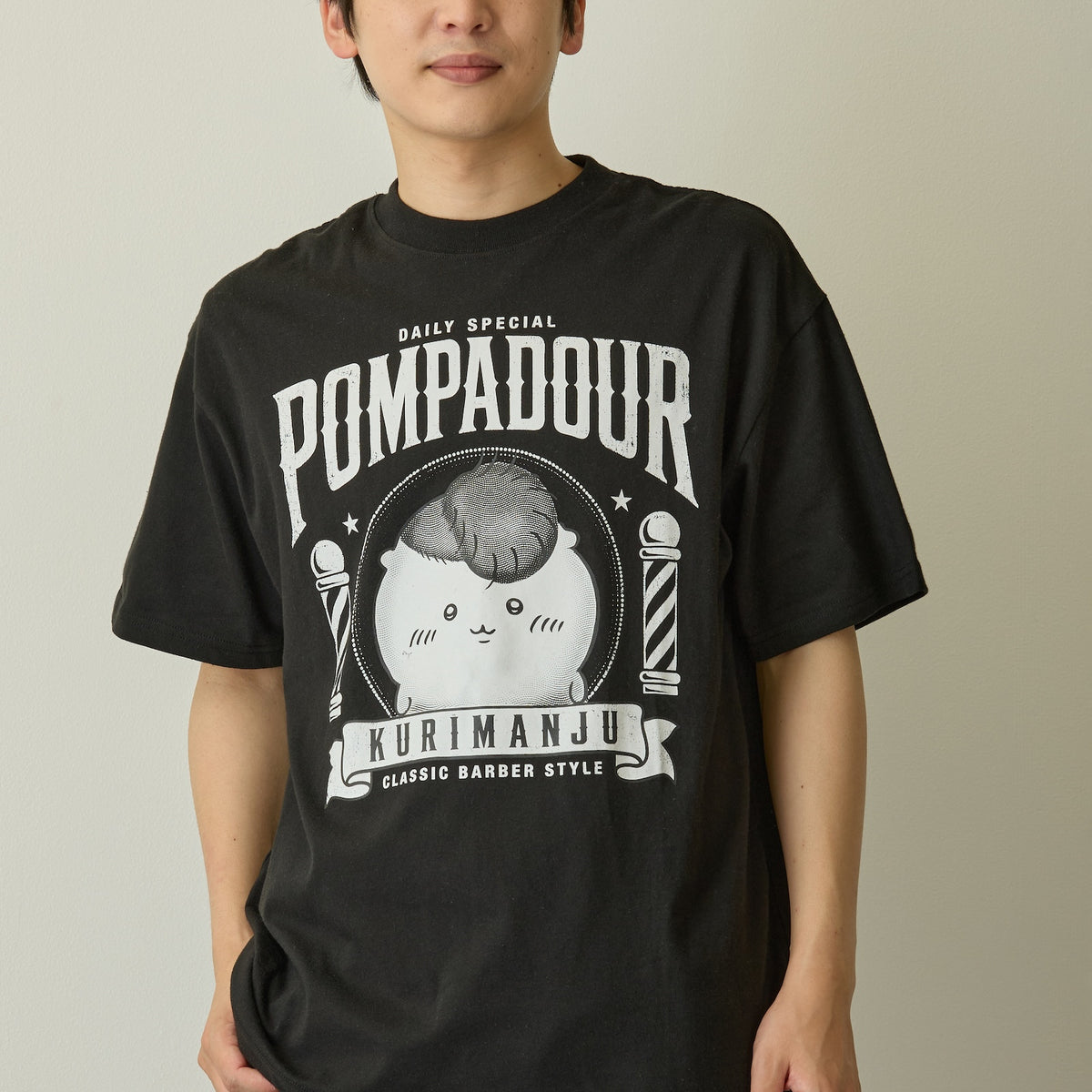 ちいかわ Tシャツ 毛量くりまんじゅう ブラック