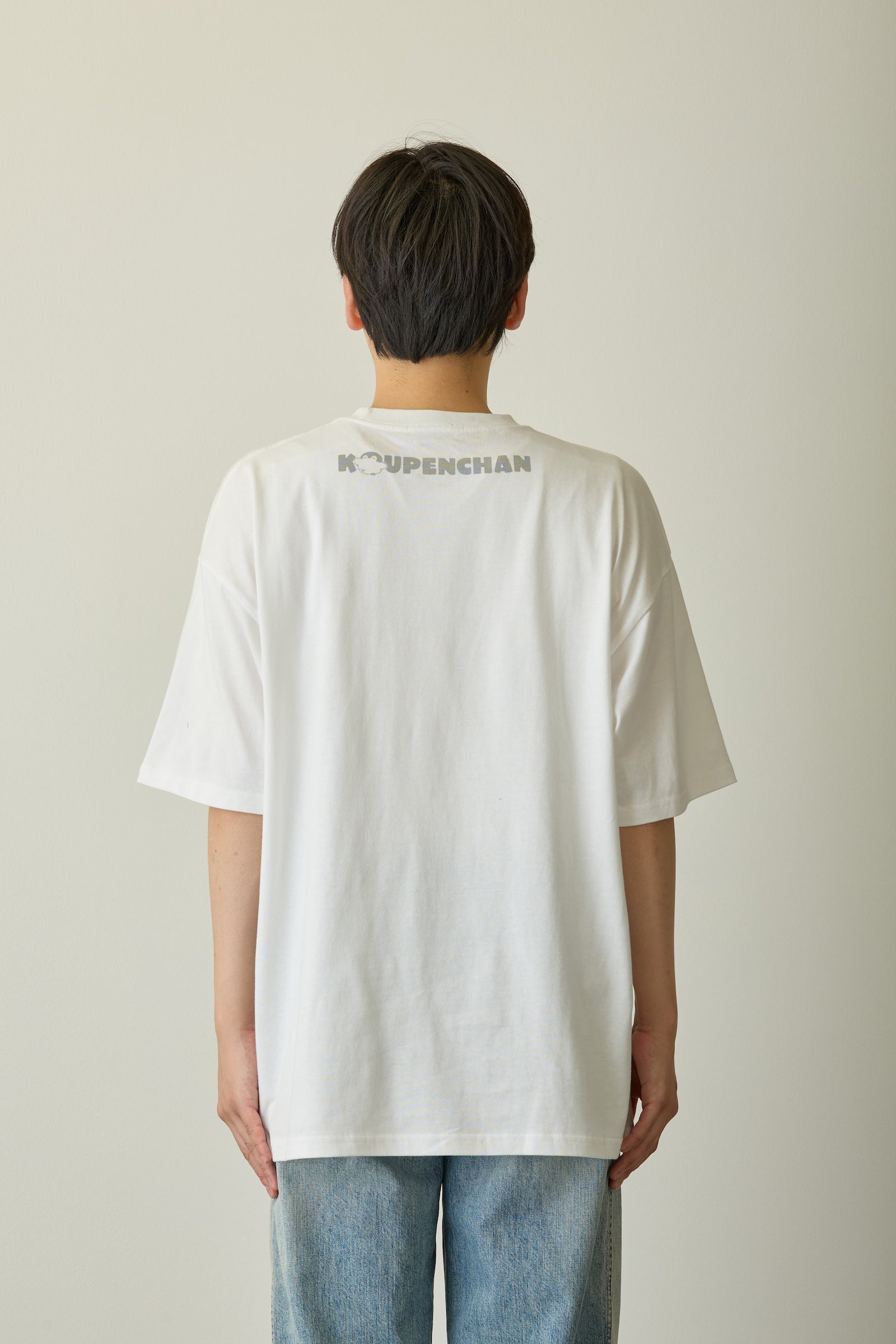 コウペンちゃん Tシャツ ぎゅっ ホワイト