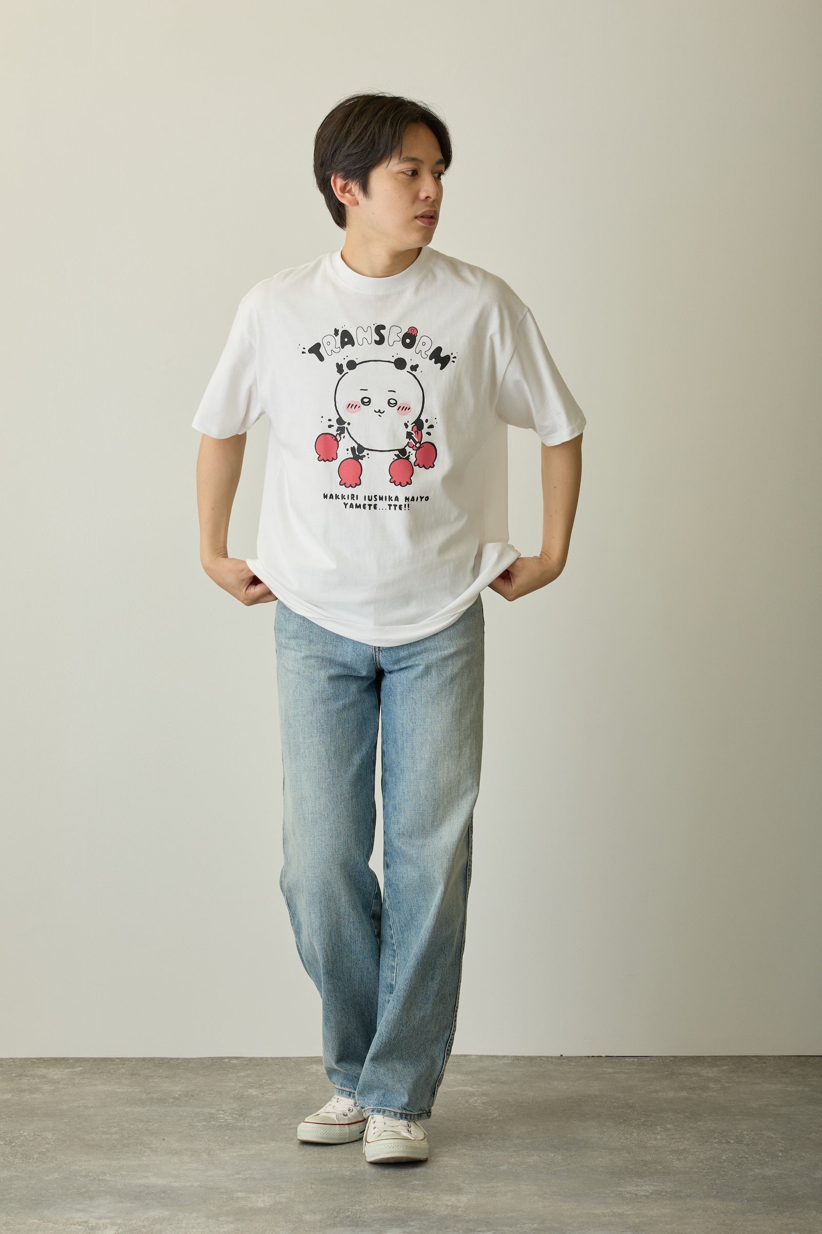 ちいかわ Tシャツ TRANSFORM ホワイト