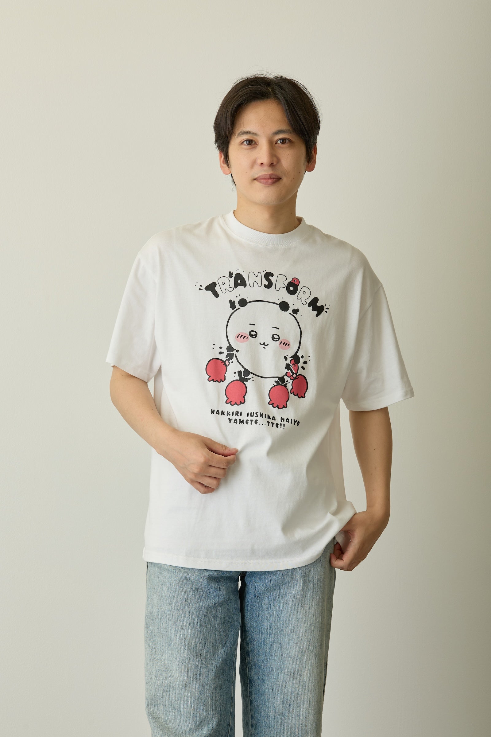ちいかわ Tシャツ TRANSFORM ホワイト