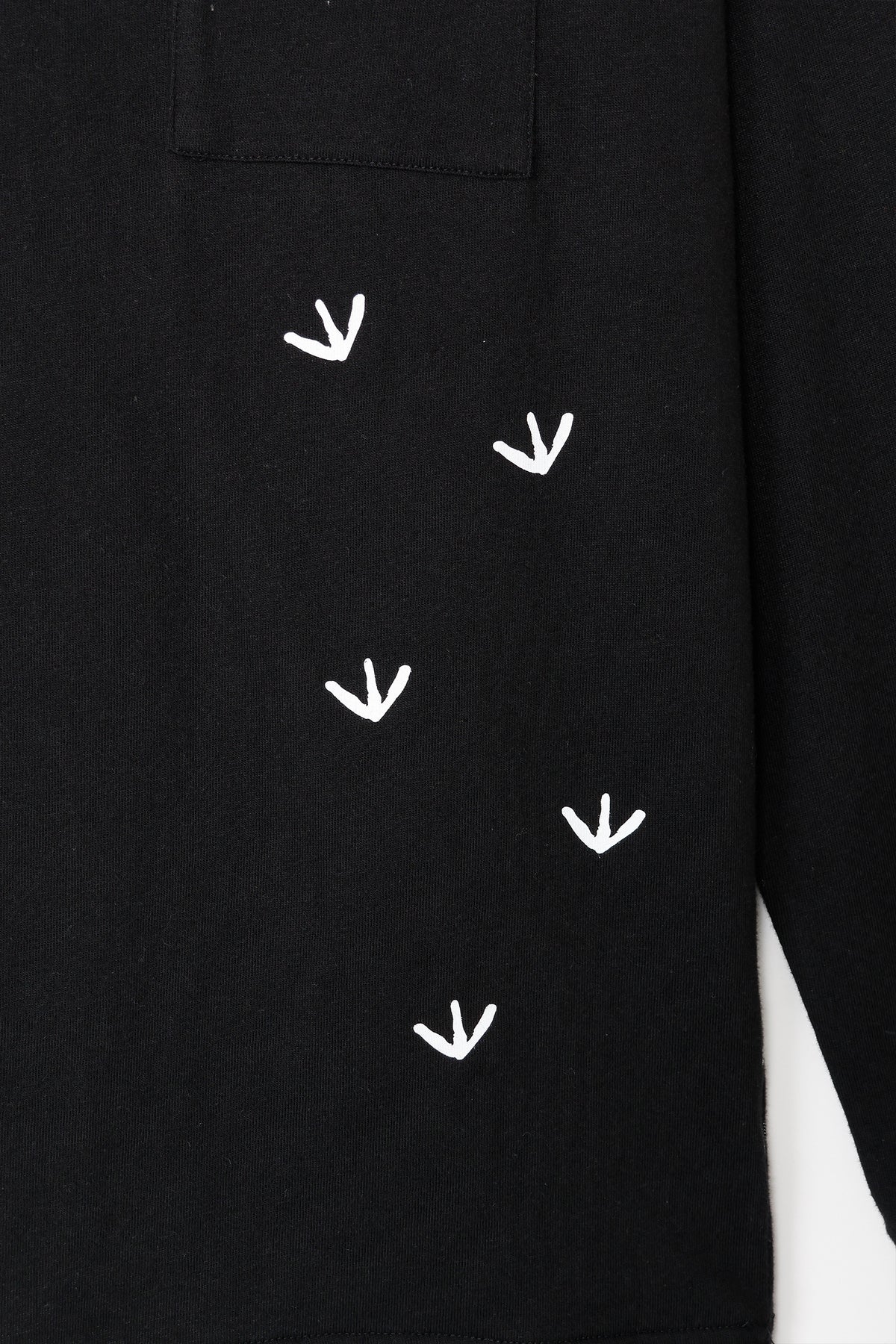 コウペンちゃん 長袖Tシャツ いつもそばにいるよ〜 ブラック