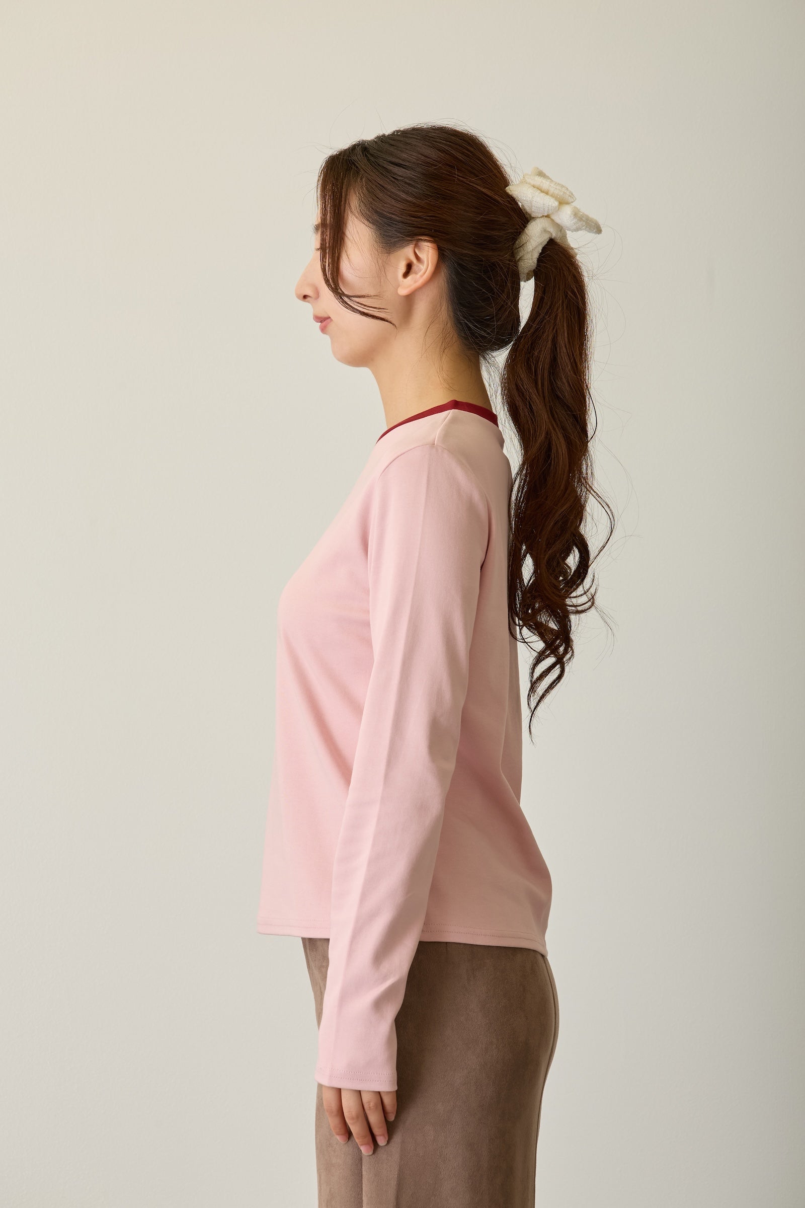 Lil ala mode 長袖Tシャツ キャミー ピンク FREE