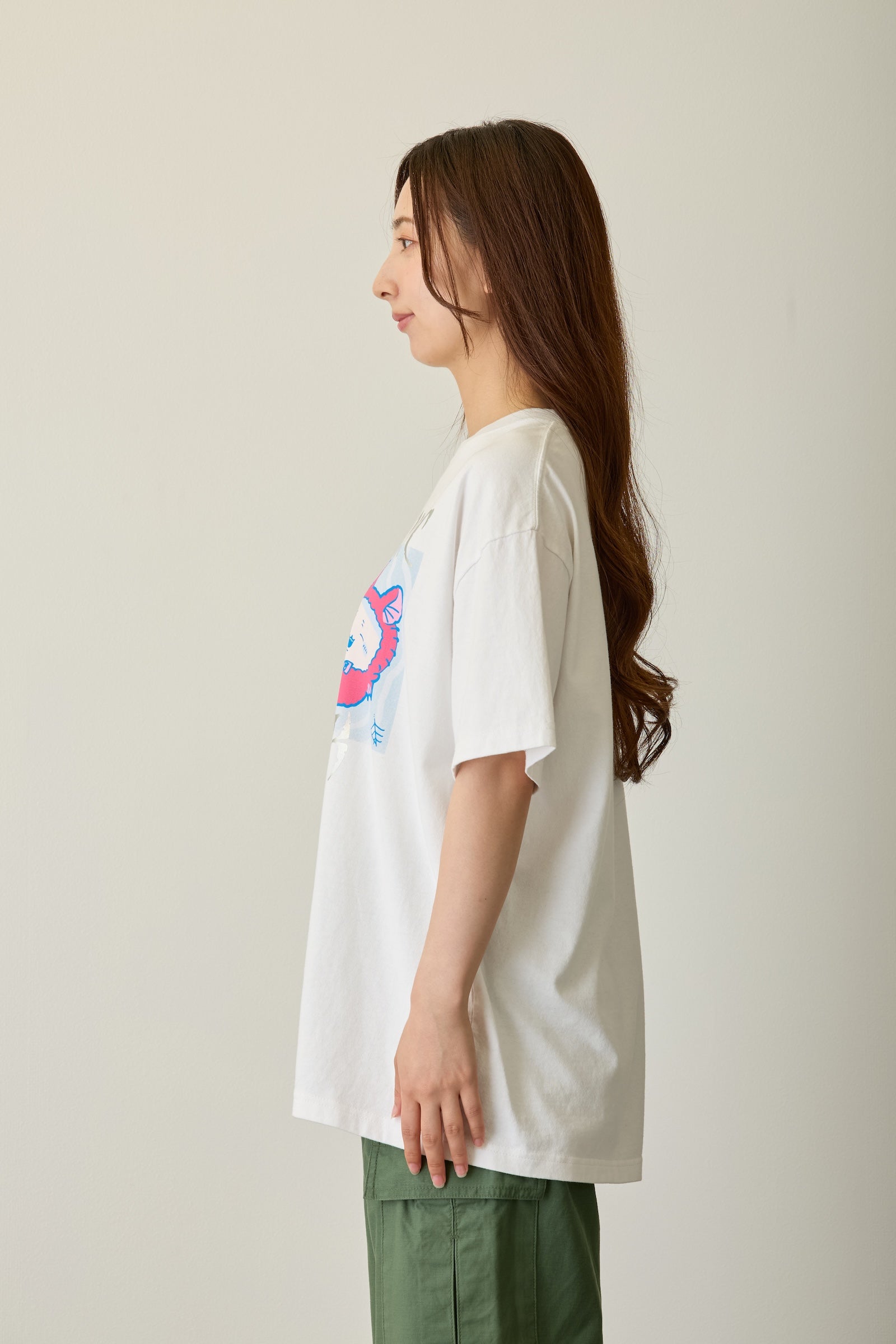 【先行販売】ちいかわ 箔プリントTシャツ ULTRASONIC ATTACK ホワイト