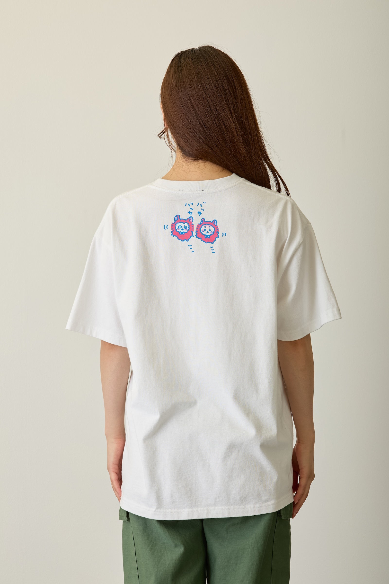 【先行販売】ちいかわ 箔プリントTシャツ ULTRASONIC ATTACK ホワイト