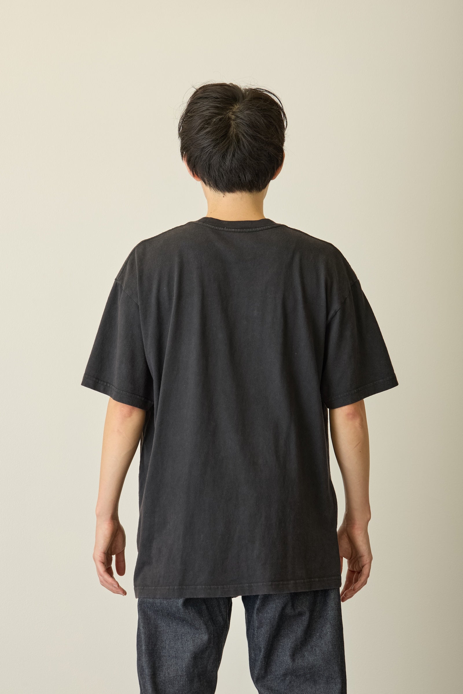 【先行販売】ナガノキャラクターズ 箔プリントTシャツ もぐらコロッケ（宇宙人） ブラック