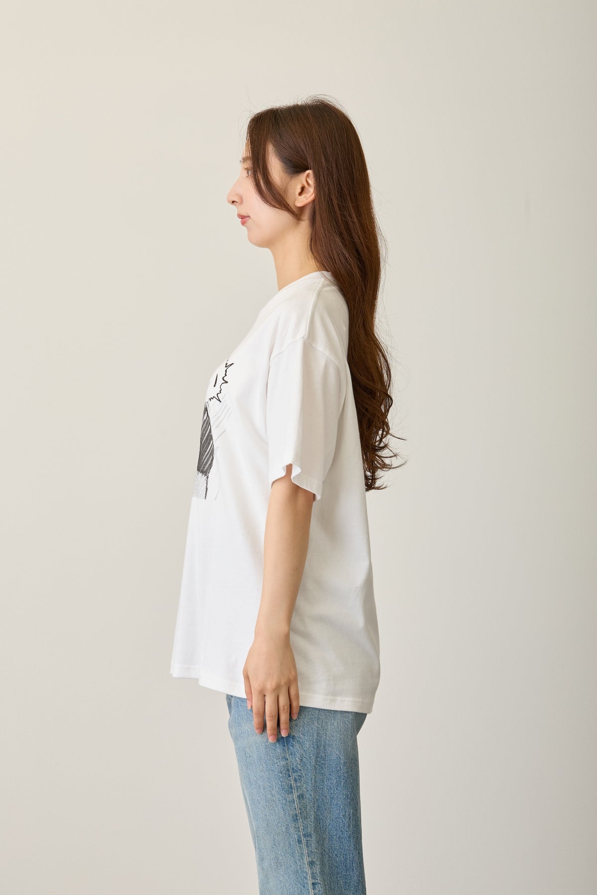 コウペンちゃん Tシャツ 寒い ホワイト