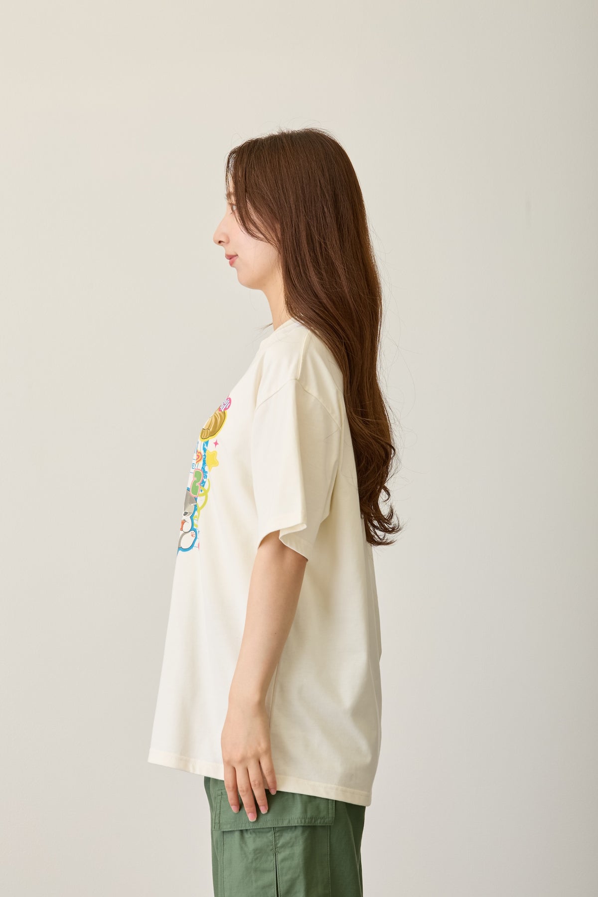 mofusand Tシャツ THE CAT DAY ARCHIVES ホワイト
