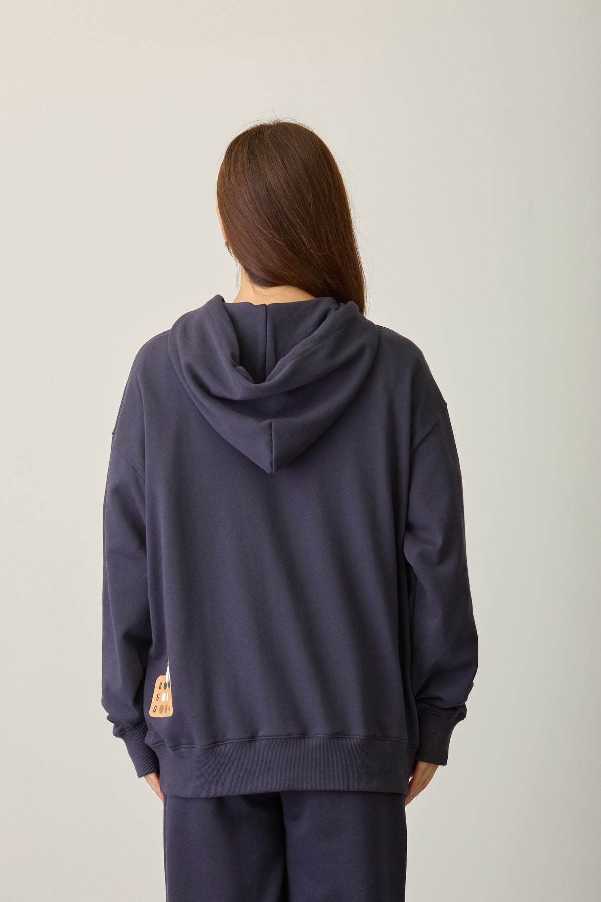 mofusand スウェットパーカー Slugger  ネイビー