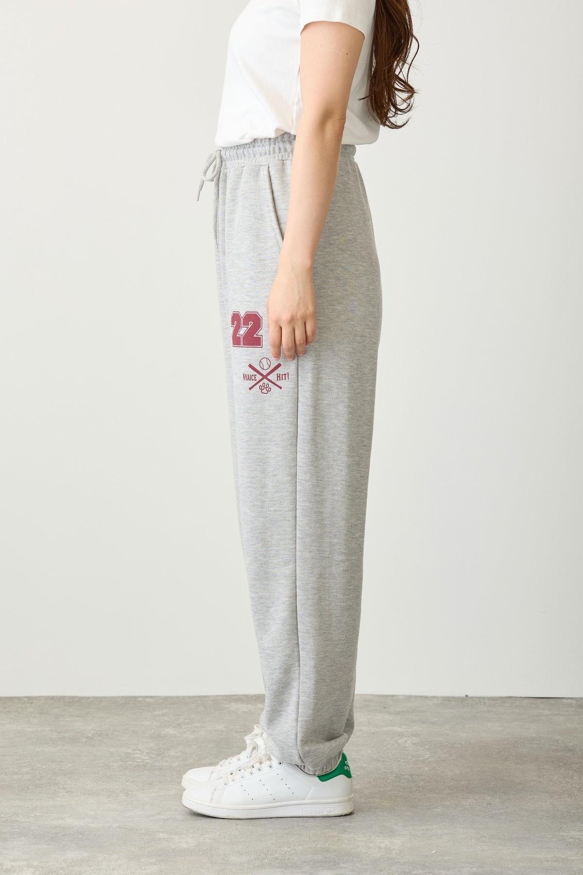 mofusand スウェットパンツ nyaice hit! モクグレー